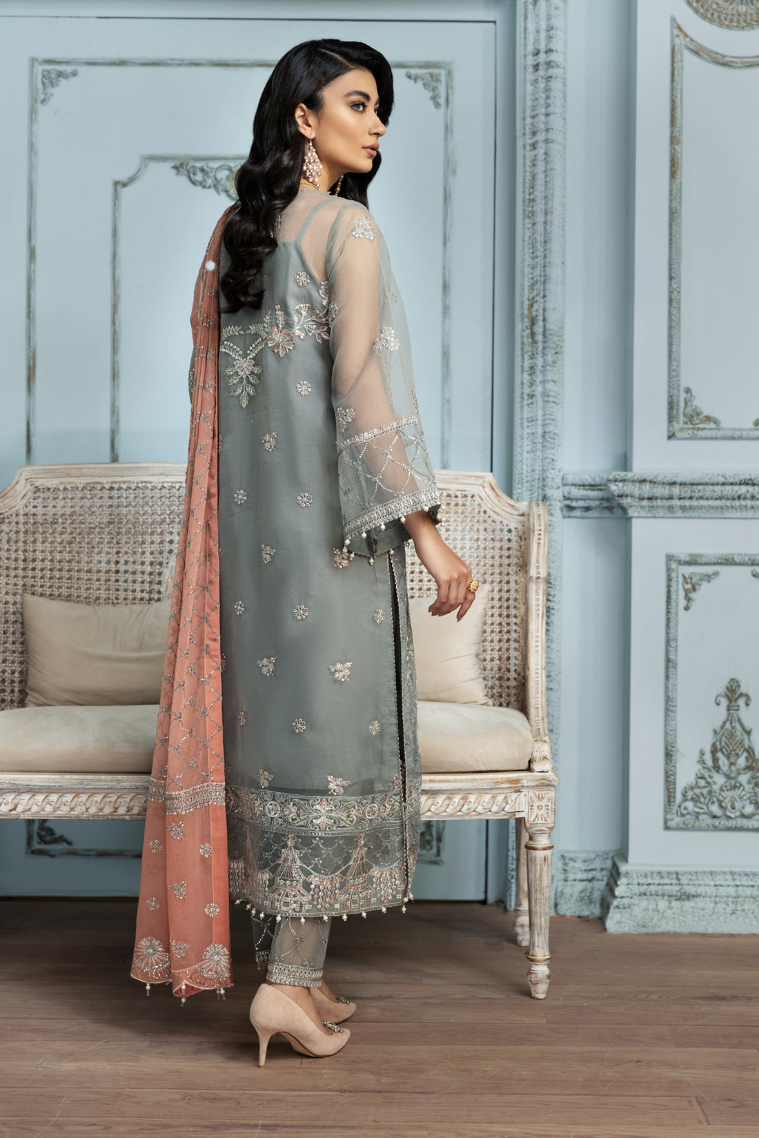 Alizeh | Formals Collection | Zamair - by - Libasekhas UK - Registered Vendor of : Alizeh - 100% Original Designer Dresss