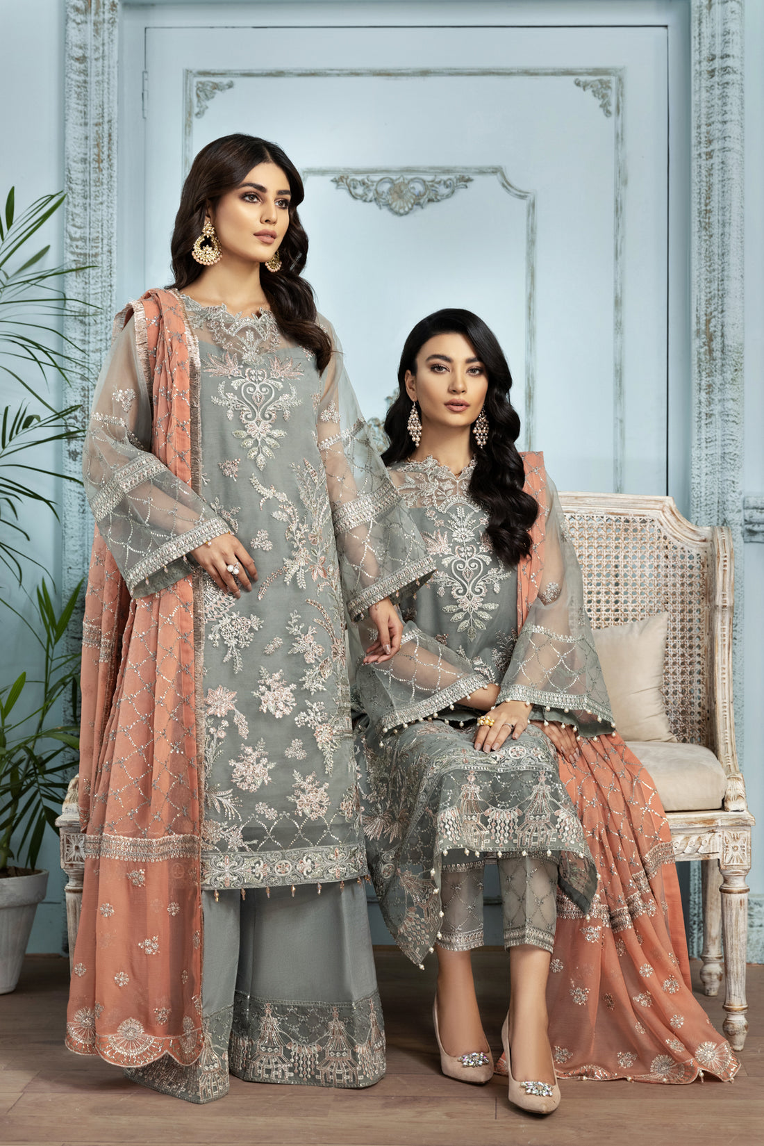 Alizeh | Formals Collection | Zamair - by - Libasekhas UK - Registered Vendor of : Alizeh - 100% Original Designer Dresss