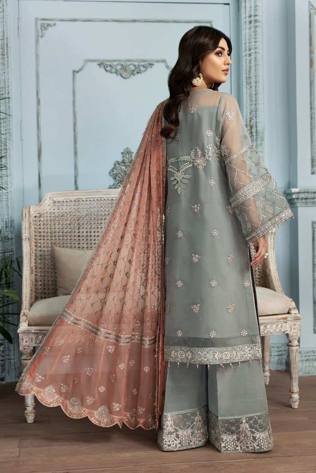 Alizeh | Formals Collection | Zamair - by - Libasekhas UK - Registered Vendor of : Alizeh - 100% Original Designer Dresss