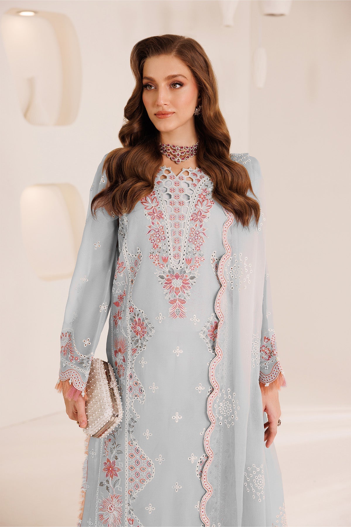 Alizeh | Dhaagay 25 | AF-DHG-5030-Mahrosh - by Libasekhas UK - Registered Vendor of : Alizeh - 100% Original Designer Dress