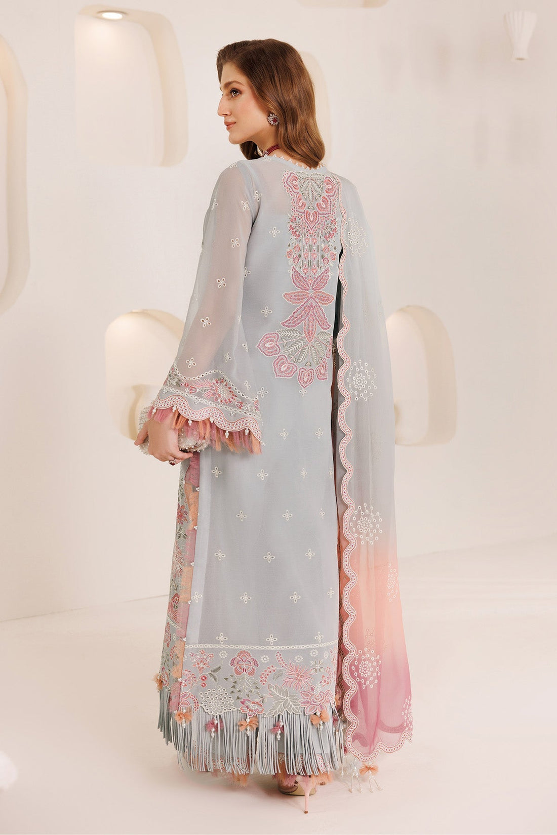 Alizeh | Dhaagay 25 | AF-DHG-5030-Mahrosh - by Libasekhas UK - Registered Vendor of : Alizeh - 100% Original Designer Dress