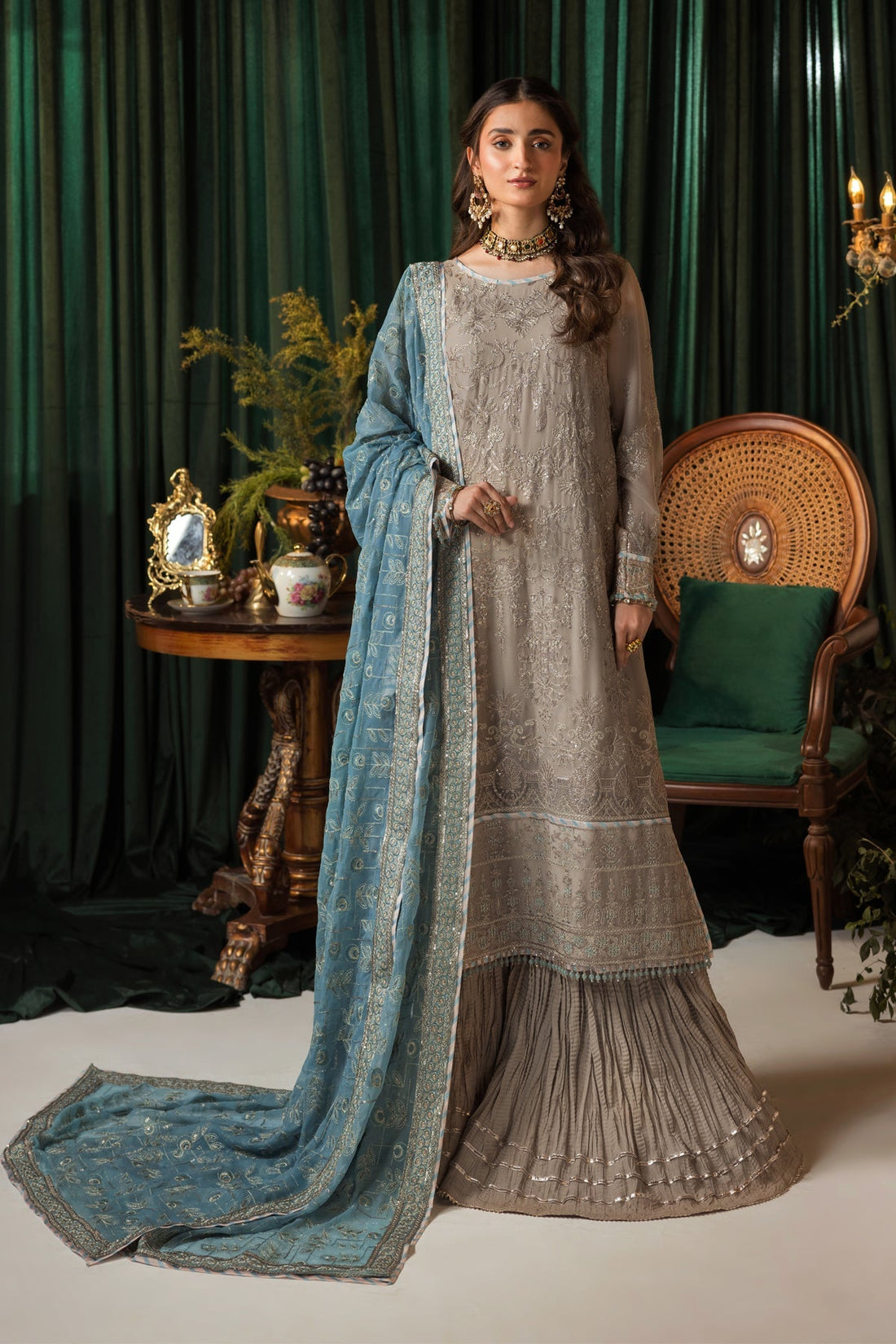 House of Nawab | Gul Mira Formals | EBNAAH - by - Libasekhas UK - Registered Vendor of : House of Nawab - 100% Original Designer Dresss