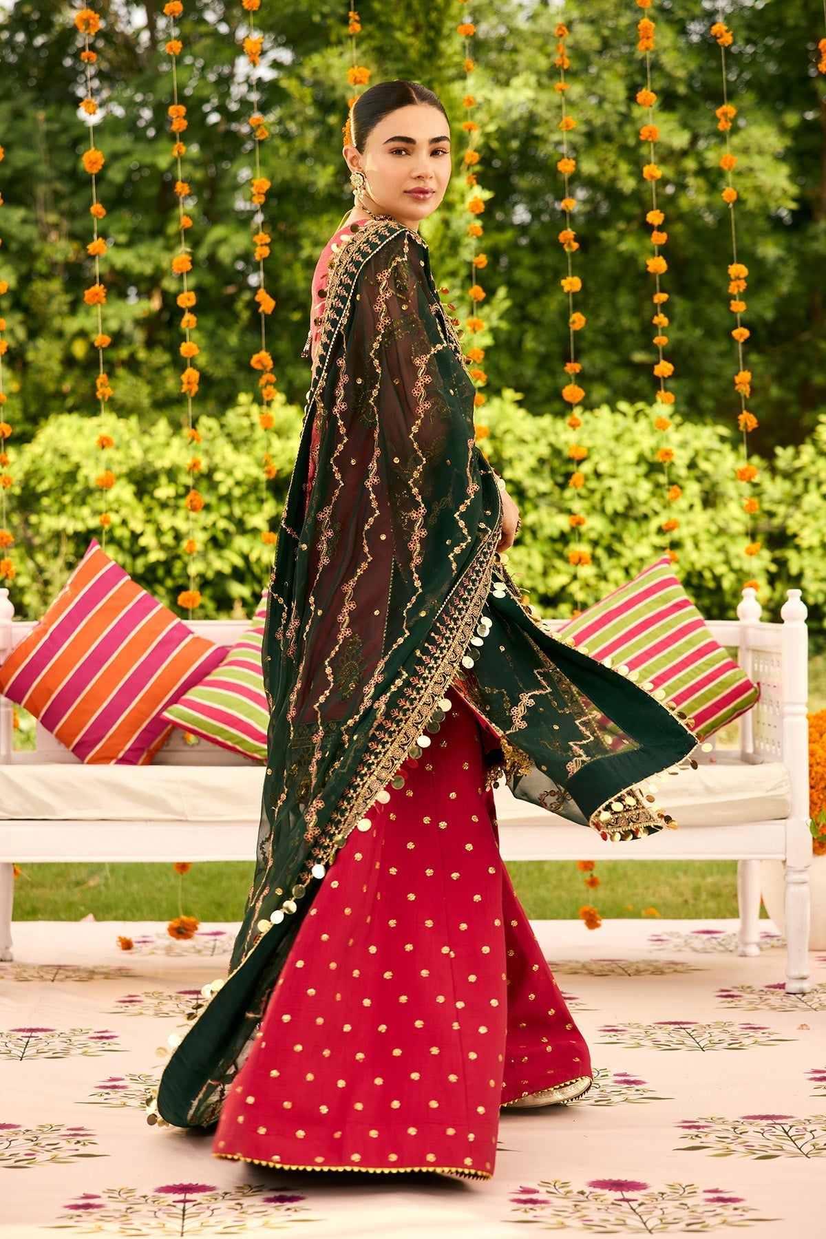 Alizeh | Shehnai The Festive Edit | AF-ZN-2216-Ghoomar - by Libasekhas UK - Registered Vendor of : Alizeh - 100% Original Designer Dress