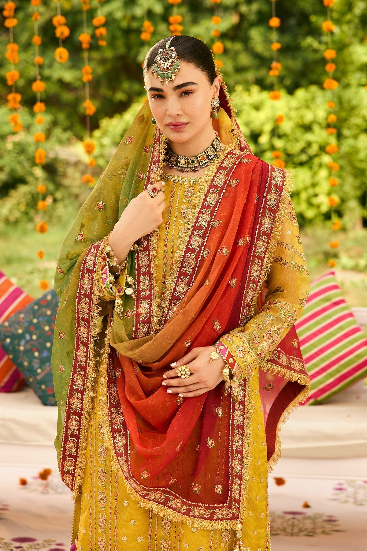 Alizeh | Shehnai The Festive Edit | AF-ZN-2215-Zarposh - by Libasekhas UK - Registered Vendor of : Alizeh - 100% Original Designer Dress