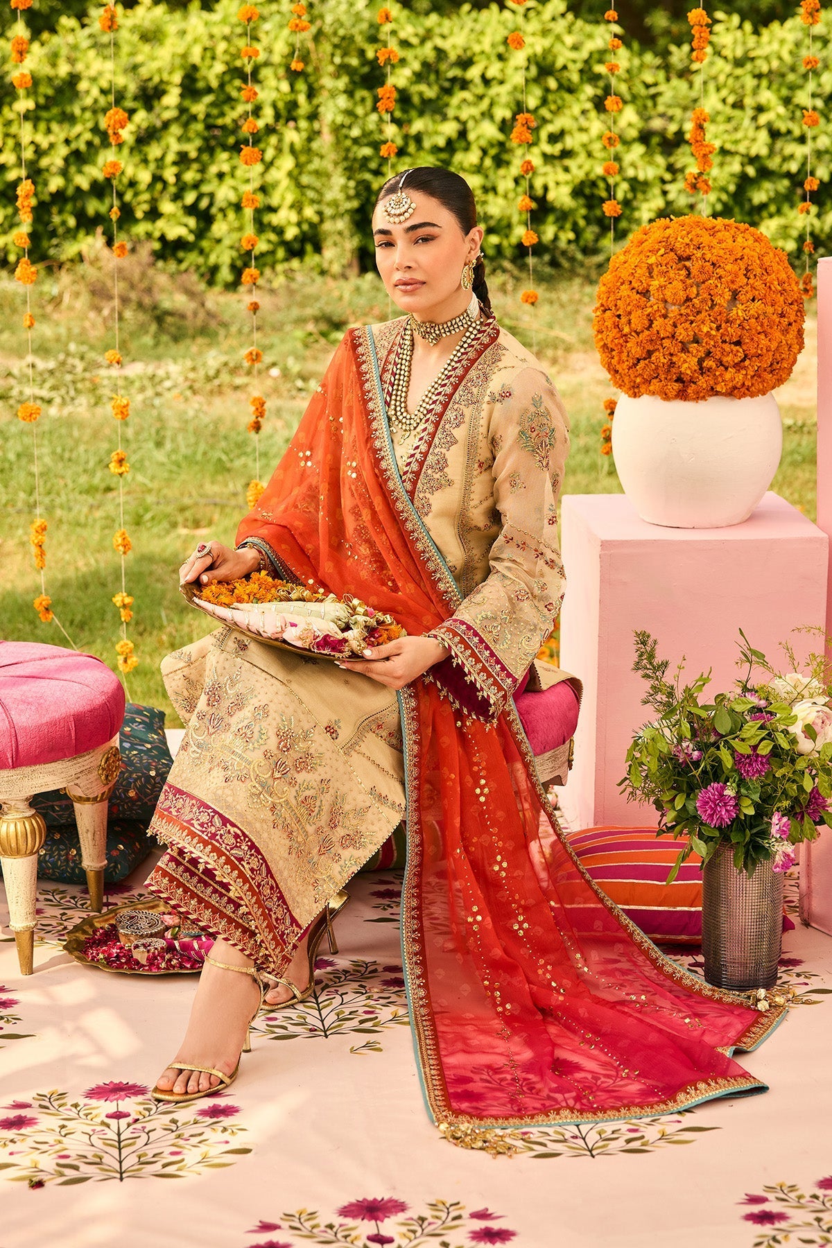 Alizeh | Shehnai The Festive Edit | AF-ZN-2219-Dilruba - by Libasekhas UK - Registered Vendor of : Alizeh - 100% Original Designer Dress
