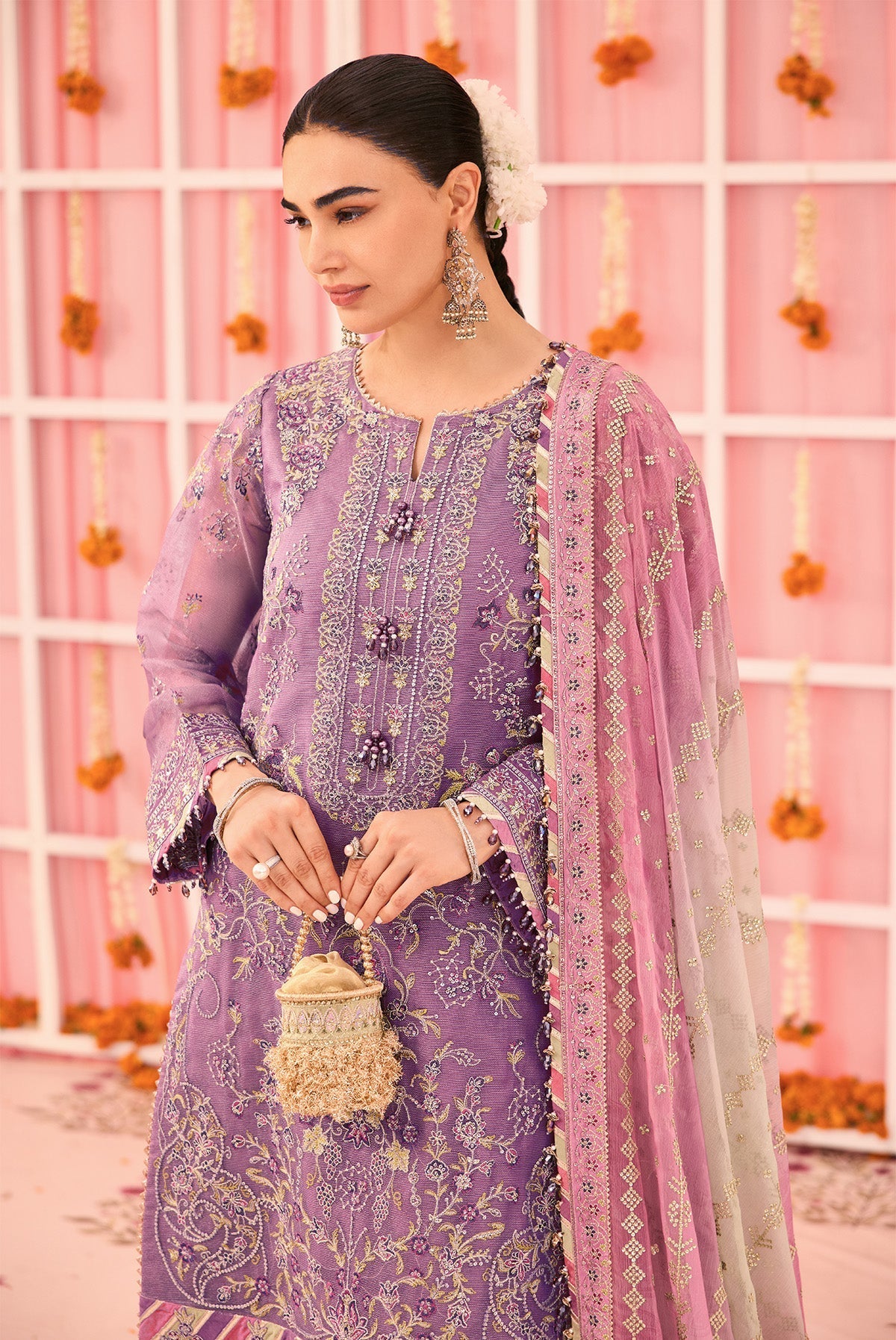 Alizeh | Shehnai The Festive Edit | AF-ZN-2220-Zari - by Libasekhas UK - Registered Vendor of : Alizeh - 100% Original Designer Dress