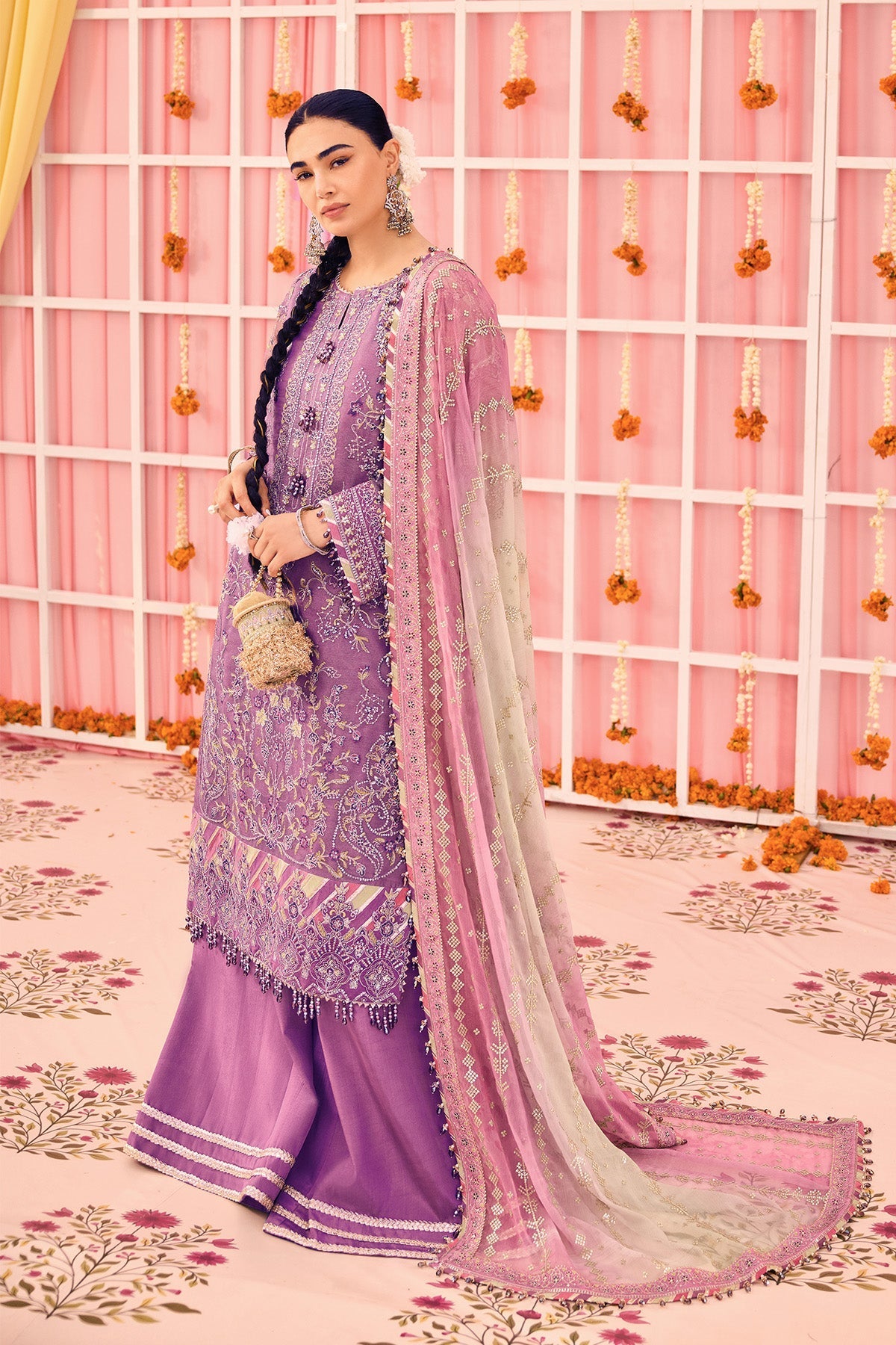 Alizeh | Shehnai The Festive Edit | AF-ZN-2220-Zari - by Libasekhas UK - Registered Vendor of : Alizeh - 100% Original Designer Dress