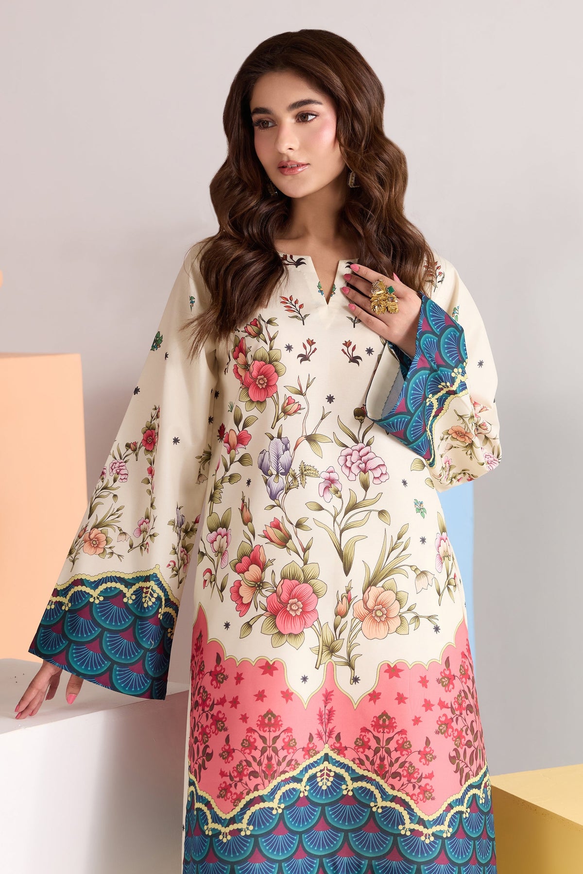 Alizeh | Printed Lawn | AF-PL-6072-Polka - by Libasekhas UK - Registered Vendor of : Alizeh - 100% Original Designer Dress