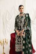 Alizeh | Formals Collection | Clara B (GREEN) - by - Libasekhas UK - Registered Vendor of : Alizeh - 100% Original Designer Dresss