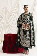 Alizeh | Formals Collection | Clara B (GREEN) - by - Libasekhas UK - Registered Vendor of : Alizeh - 100% Original Designer Dresss