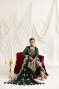 Alizeh | Formals Collection | Clara B (GREEN) - by - Libasekhas UK - Registered Vendor of : Alizeh - 100% Original Designer Dresss
