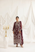 Alizeh | Formals Collection | Clara C (MAROON) - by - Libasekhas UK - Registered Vendor of : Alizeh - 100% Original Designer Dresss