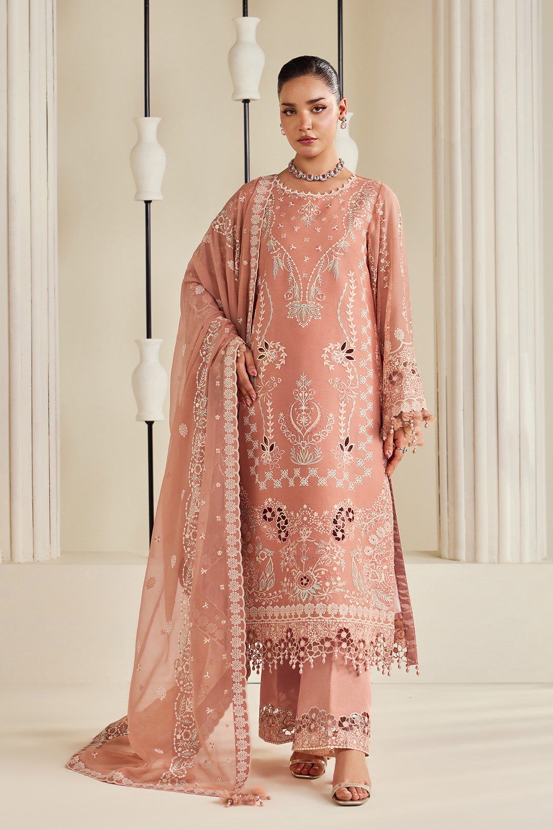 Alizeh | Dhaagay Formals |AF-DHG-5045-Sorah - by Libasekhas UK - Registered Vendor of : Alizeh - 100% Original Designer Dress