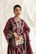 Alizeh | Formals Collection | Clara C (MAROON) - by - Libasekhas UK - Registered Vendor of : Alizeh - 100% Original Designer Dresss