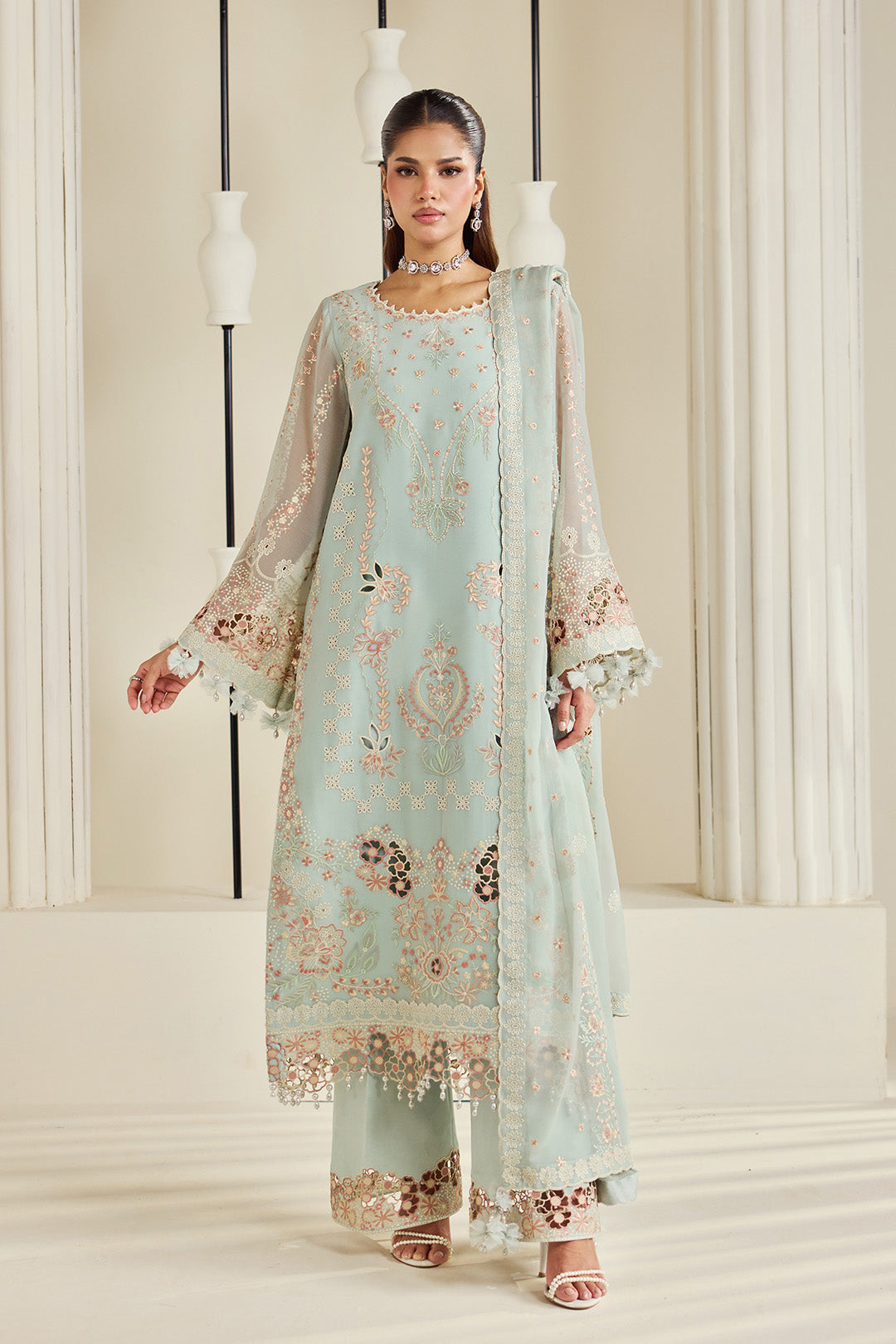 Alizeh | Dhaagay Formals | AF-DHG-5046-Tiyaahe - by Libasekhas UK - Registered Vendor of : Alizeh - 100% Original Designer Dress