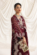 Alizeh | Formals Collection | Clara C (MAROON) - by - Libasekhas UK - Registered Vendor of : Alizeh - 100% Original Designer Dresss