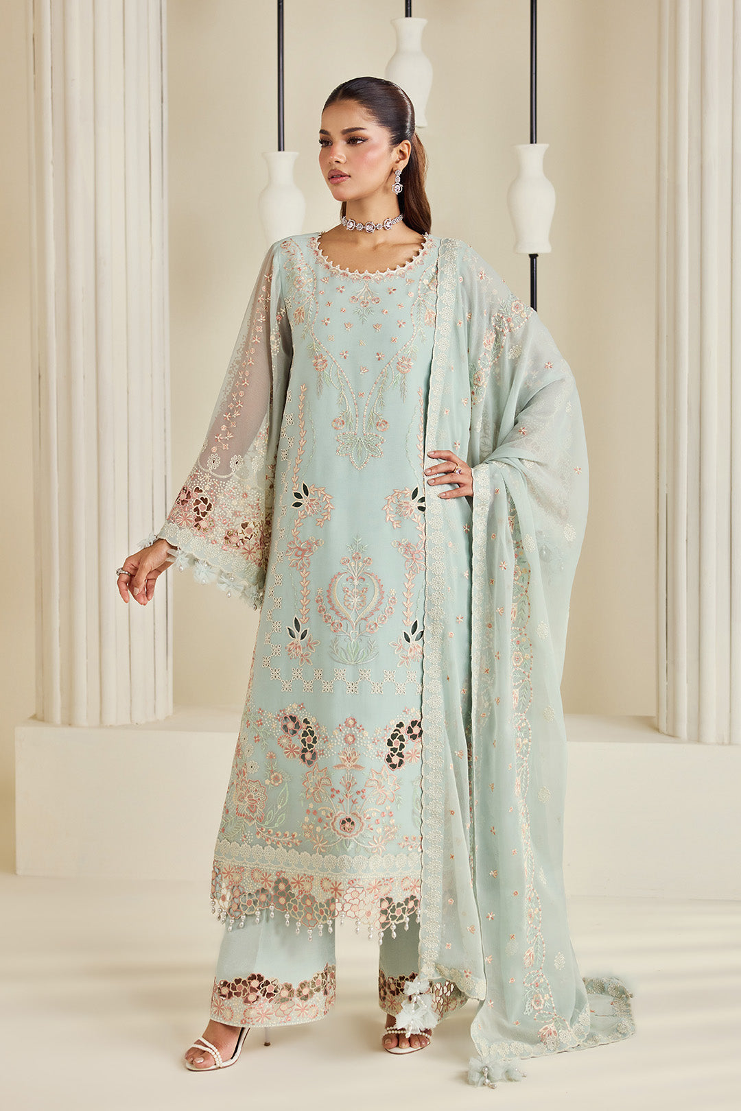 Alizeh | Dhaagay Formals | AF-DHG-5046-Tiyaahe - by Libasekhas UK - Registered Vendor of : Alizeh - 100% Original Designer Dress