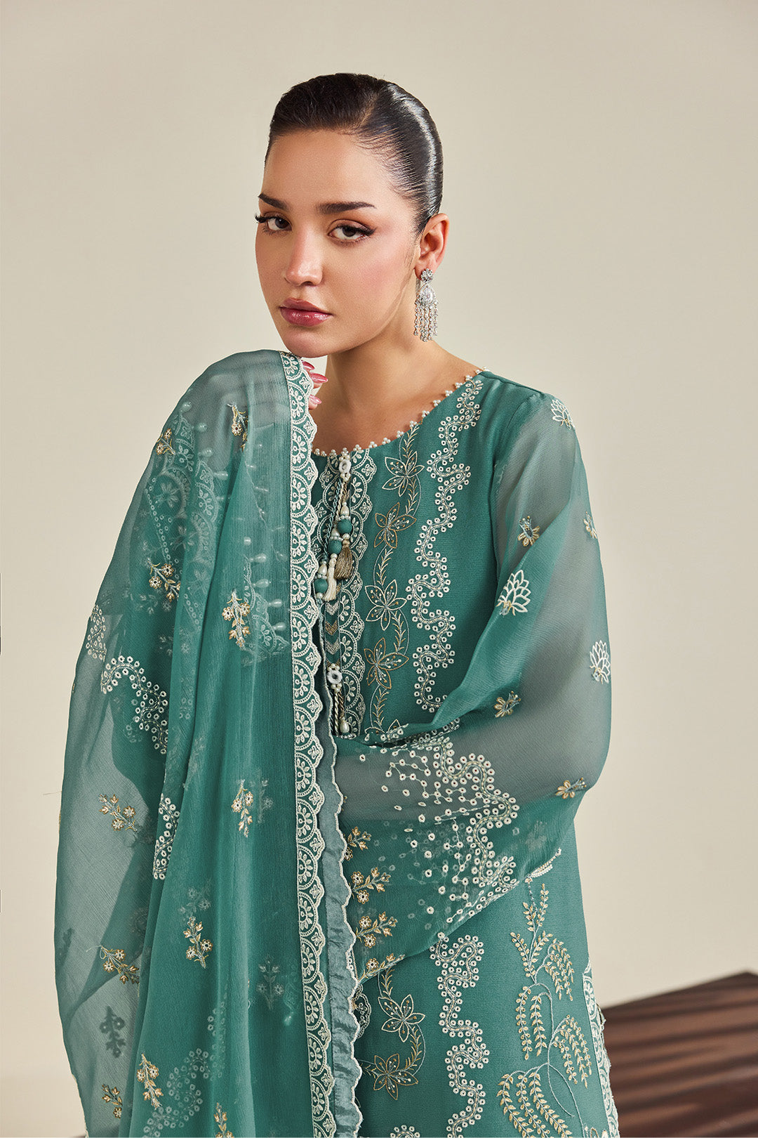 Alizeh | Dhaagay Formals |AF-DHG-5052-Zarqa - by Libasekhas UK - Registered Vendor of : Alizeh - 100% Original Designer Dress