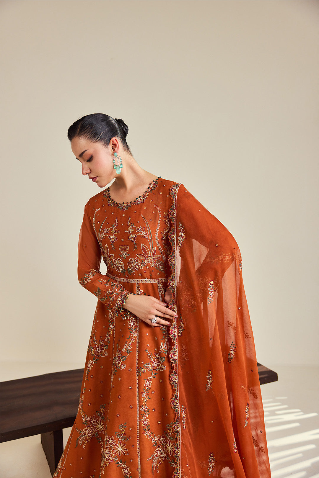 Alizeh | Dhaagay Formals | AF-DHG-5048-Zumar - by Libasekhas UK - Registered Vendor of : Alizeh - 100% Original Designer Dress