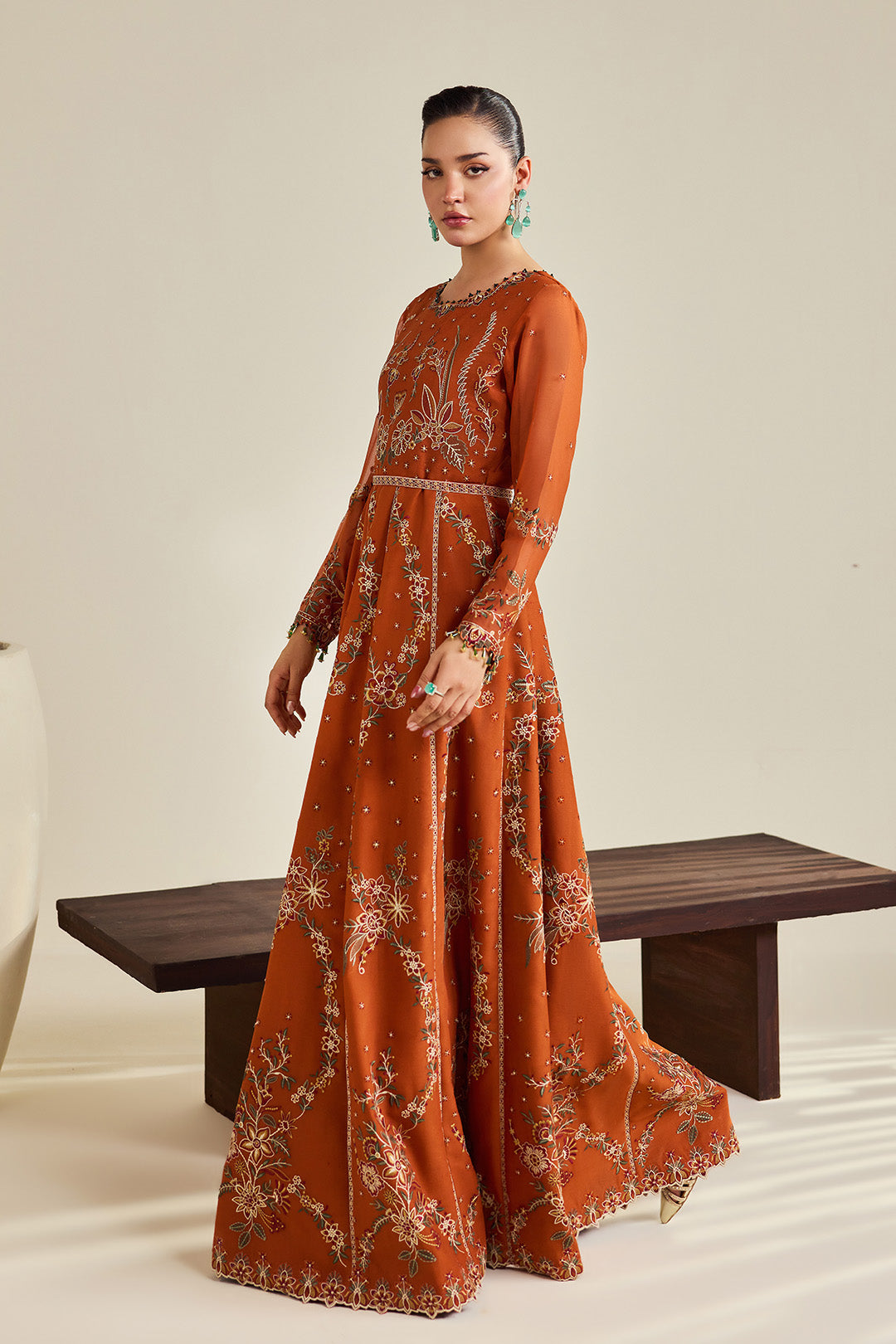 Alizeh | Dhaagay Formals | AF-DHG-5048-Zumar - by Libasekhas UK - Registered Vendor of : Alizeh - 100% Original Designer Dress