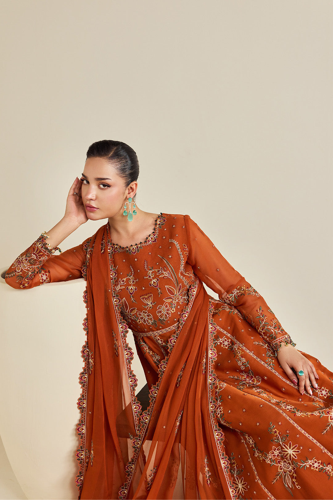 Alizeh | Dhaagay Formals | AF-DHG-5048-Zumar - by Libasekhas UK - Registered Vendor of : Alizeh - 100% Original Designer Dress
