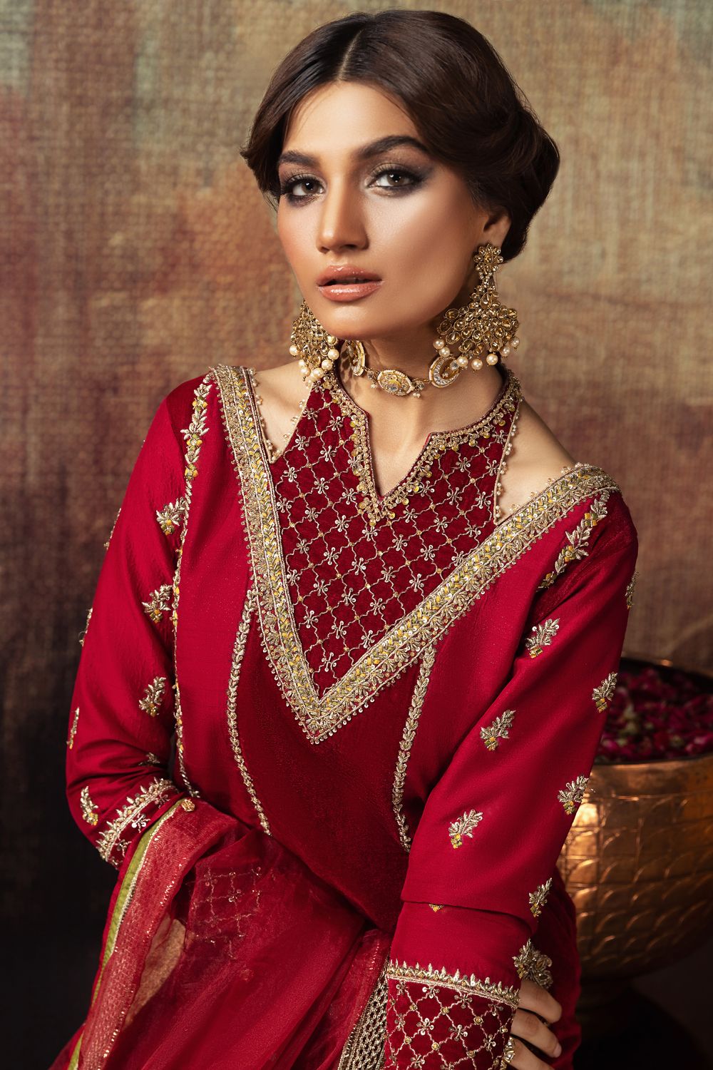 Erum Khan | Begham Jaan Bridal Formals | MALA - by - Libasekhas UK - Registered Vendor of : Erum Khan - 100% Original Designer Dresss