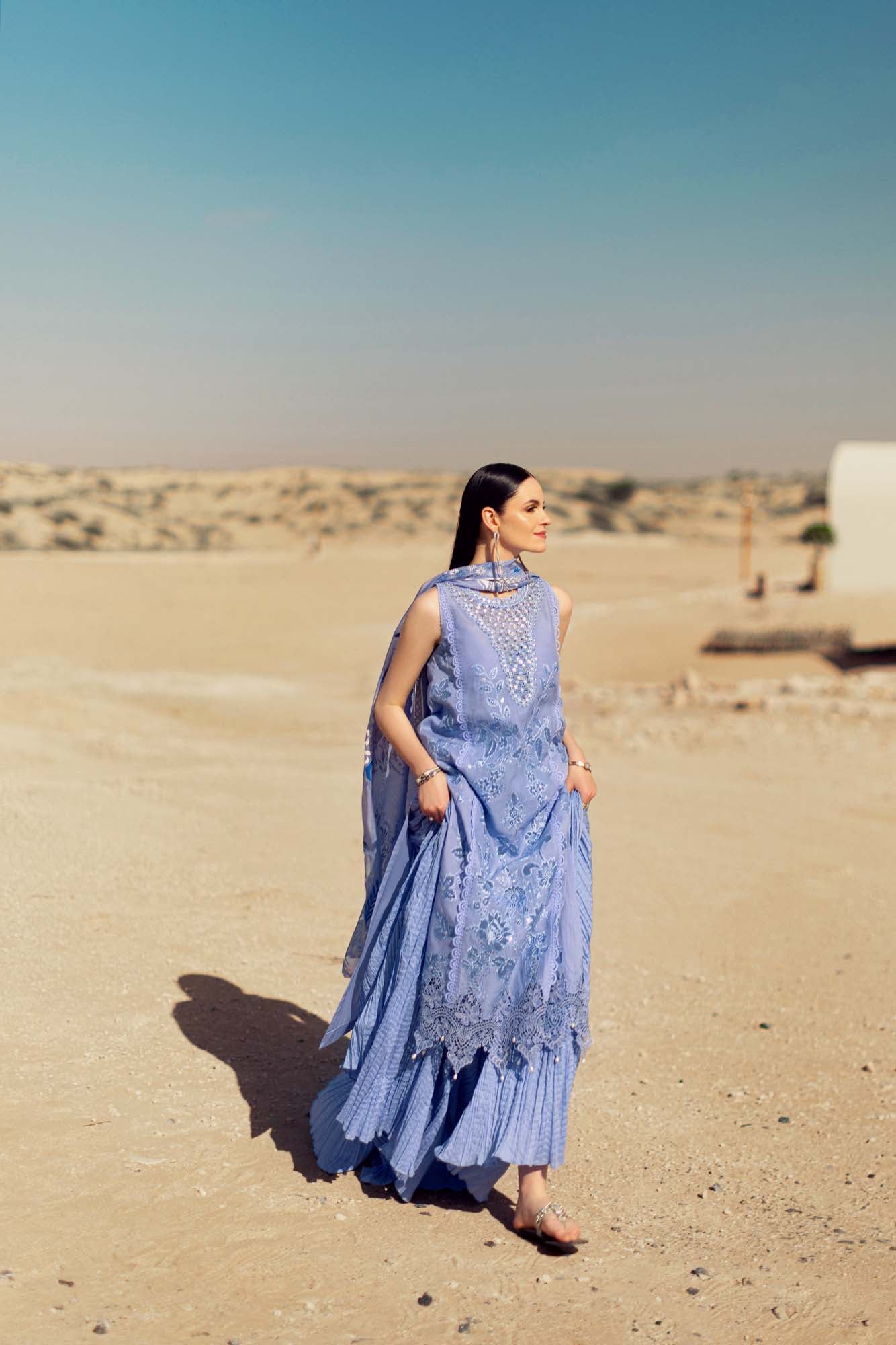 Noor By Saadia Asad | Eid Handwork Laserkari Lawn 24 | D4 - by - Libasekhas UK - Registered Vendor of : Noor by Saadia Asad - 100% Original Designer Dresss