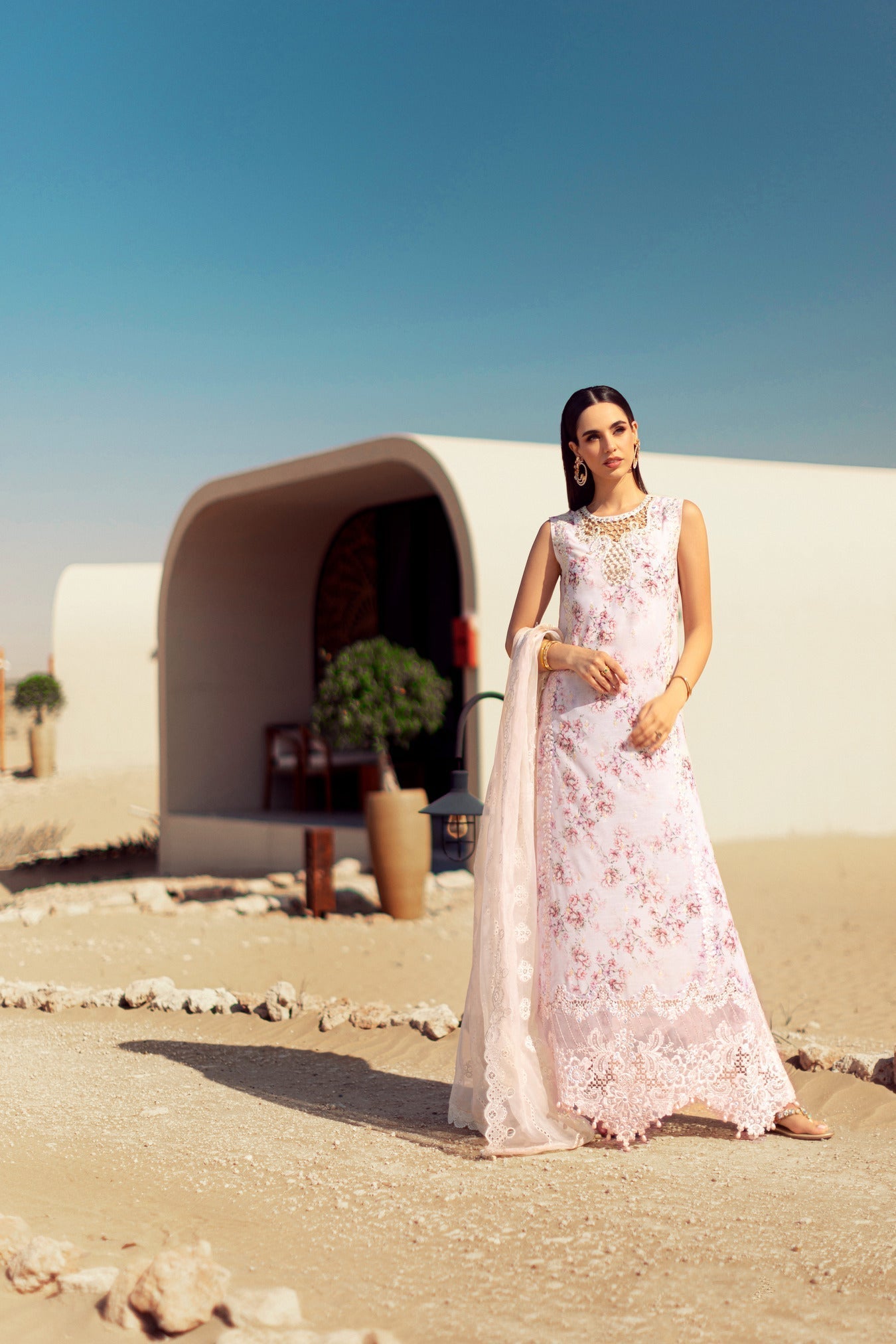 Noor By Saadia Asad | Eid Handwork Laserkari Lawn 24 | D5 - by - Libasekhas UK - Registered Vendor of : Noor by Saadia Asad - 100% Original Designer Dresss