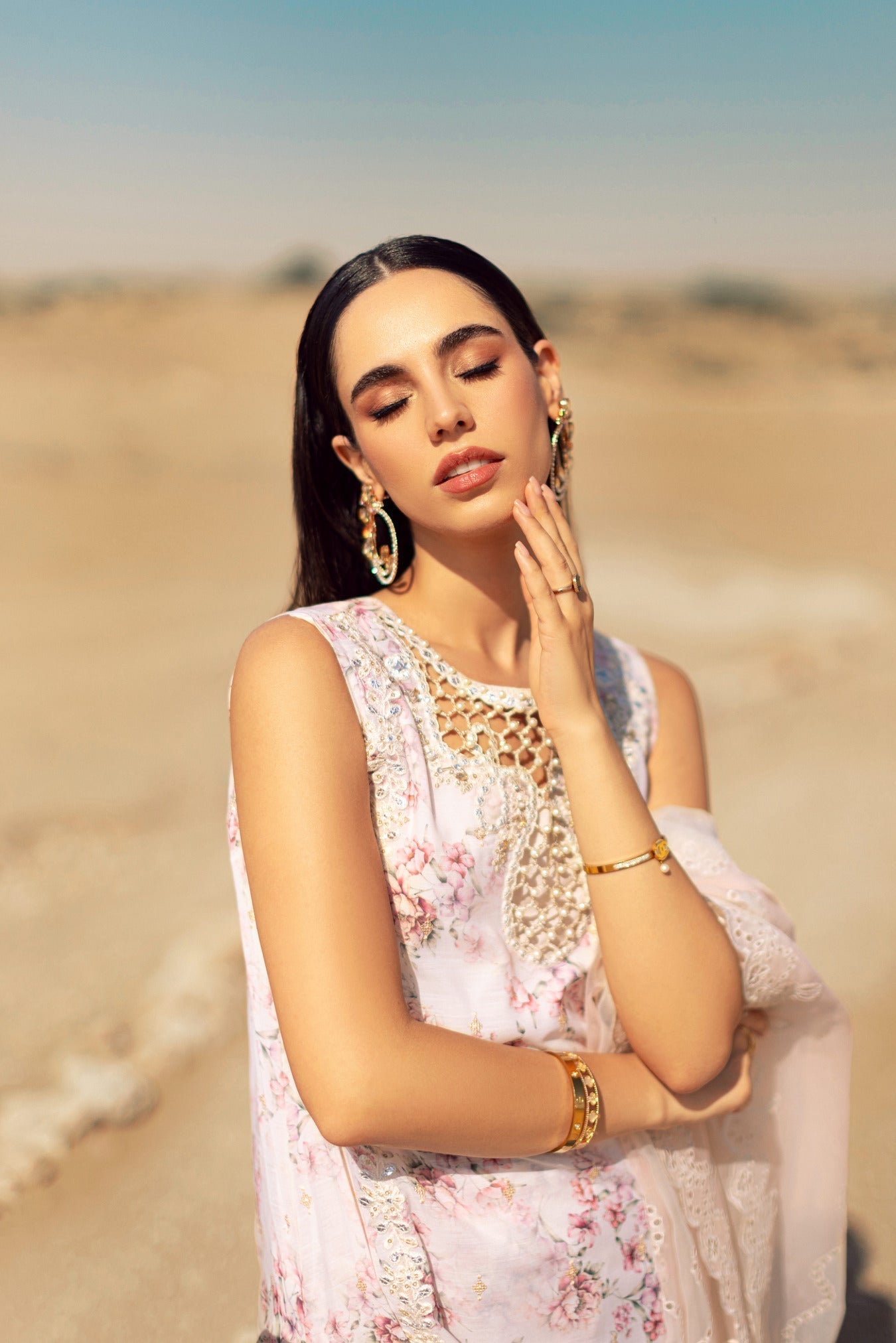 Noor By Saadia Asad | Eid Handwork Laserkari Lawn 24 | D5 - by - Libasekhas UK - Registered Vendor of : Noor by Saadia Asad - 100% Original Designer Dresss