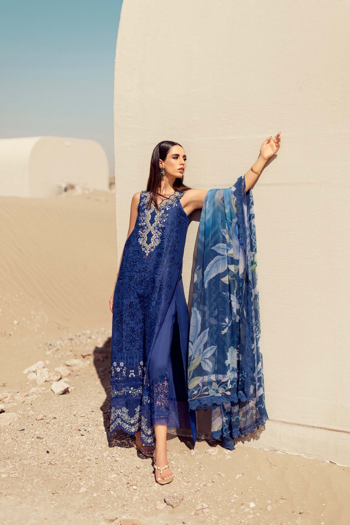 Noor By Saadia Asad | Eid Handwork Laserkari Lawn 24 | D12 - by - Libasekhas UK - Registered Vendor of : Noor by Saadia Asad - 100% Original Designer Dresss