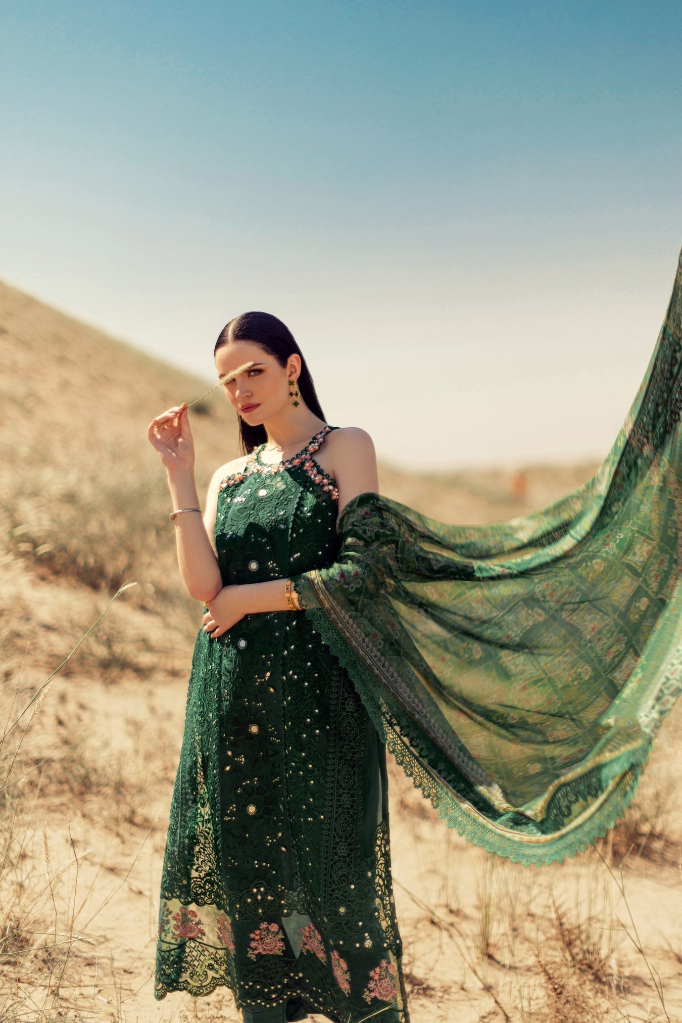 Noor By Saadia Asad | Eid Handwork Laserkari Lawn 24 | D8 - by - Libasekhas UK - Registered Vendor of : Noor by Saadia Asad - 100% Original Designer Dresss