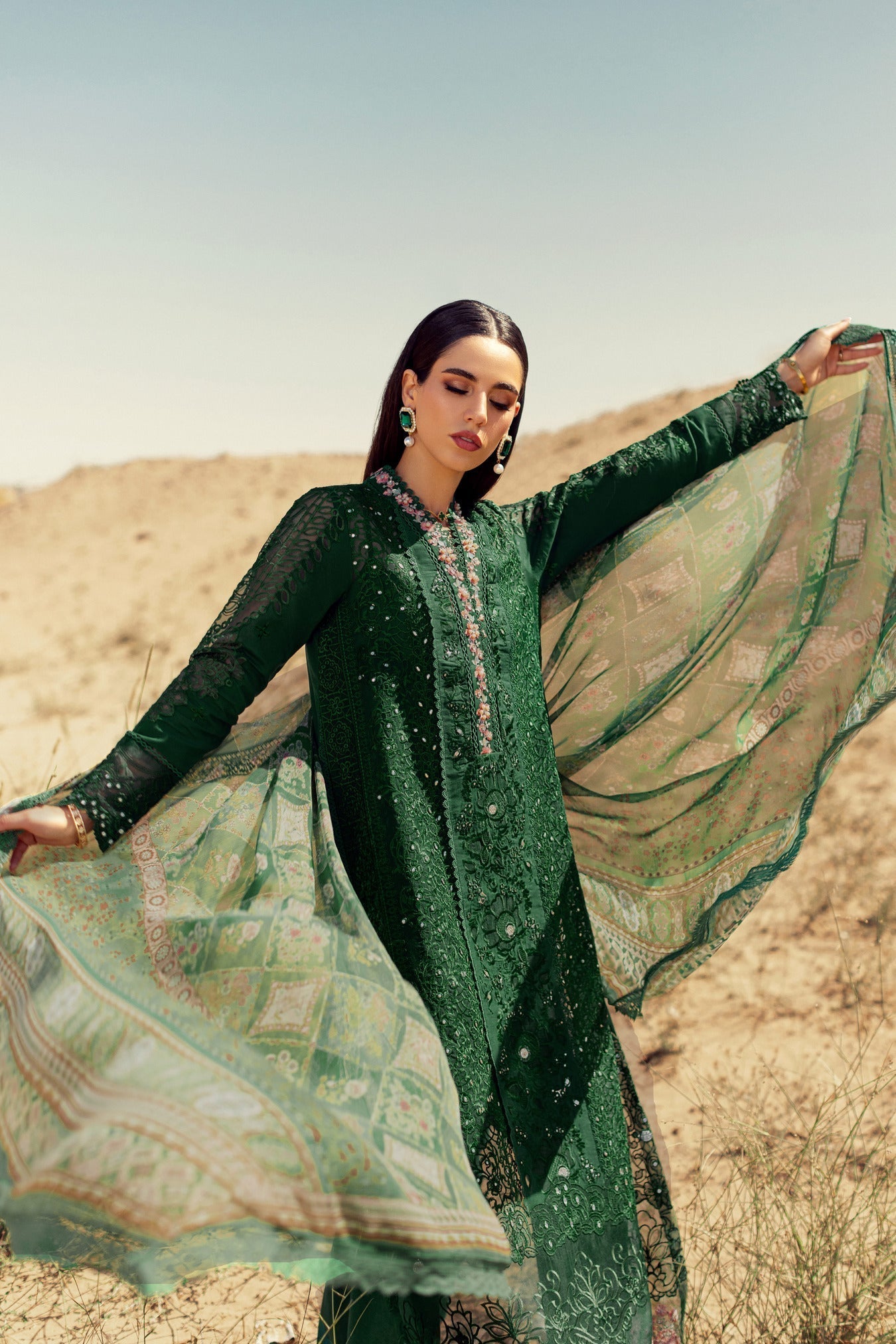 Noor By Saadia Asad | Eid Handwork Laserkari Lawn 24 | D8 - by - Libasekhas UK - Registered Vendor of : Noor by Saadia Asad - 100% Original Designer Dresss