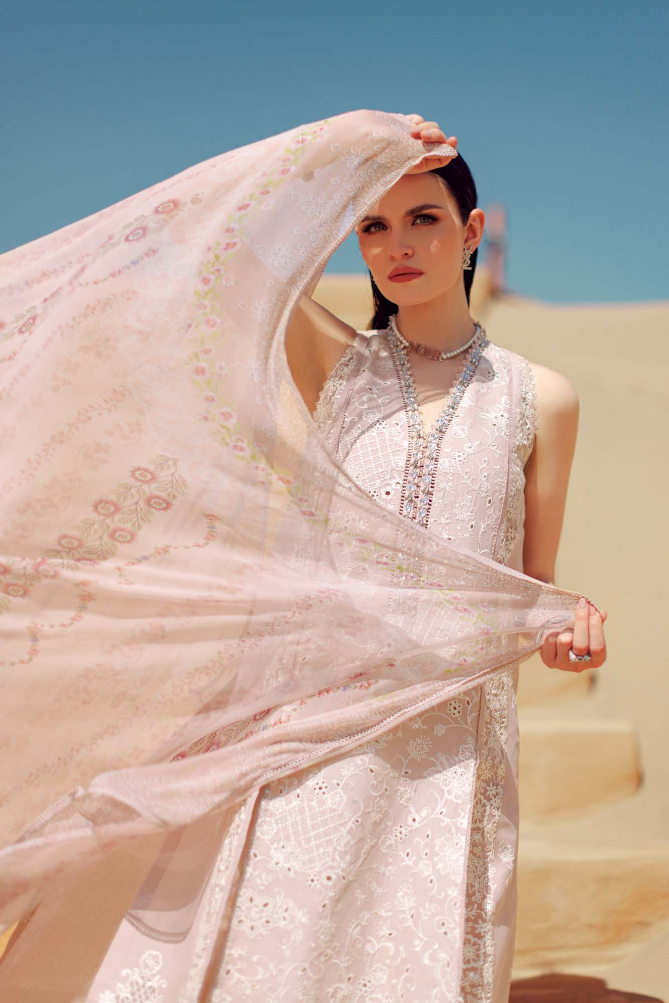 Noor By Saadia Asad | Eid Handwork Laserkari Lawn 24 | D7 - by - Libasekhas UK - Registered Vendor of : Noor by Saadia Asad - 100% Original Designer Dresss
