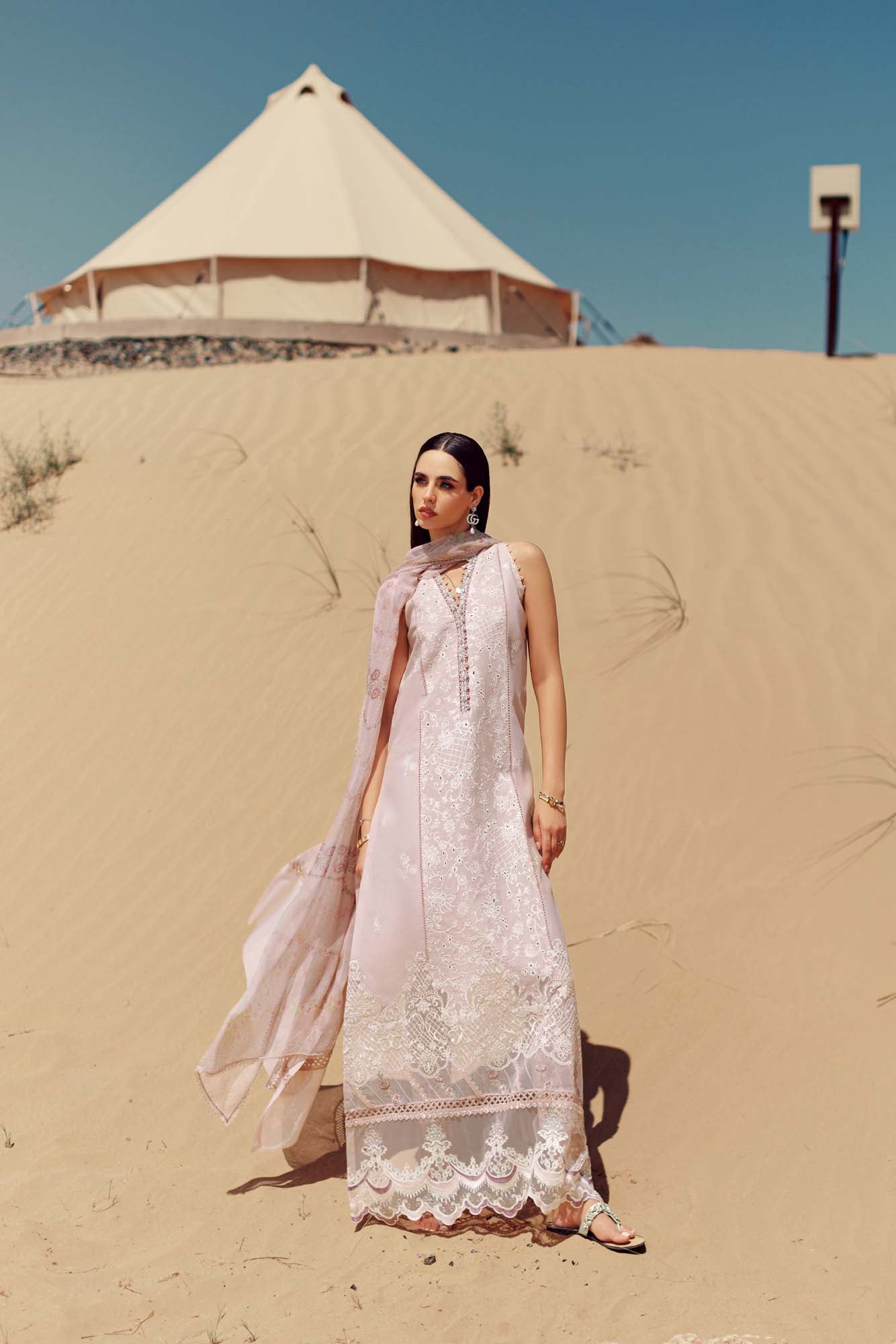 Noor By Saadia Asad | Eid Handwork Laserkari Lawn 24 | D7 - by - Libasekhas UK - Registered Vendor of : Noor by Saadia Asad - 100% Original Designer Dresss
