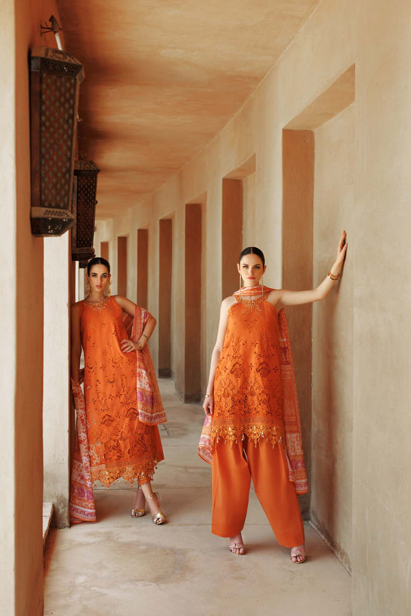 Noor By Saadia Asad | Eid Handwork Laserkari Lawn 24 | D11 - by - Libasekhas UK - Registered Vendor of : Noor by Saadia Asad - 100% Original Designer Dresss