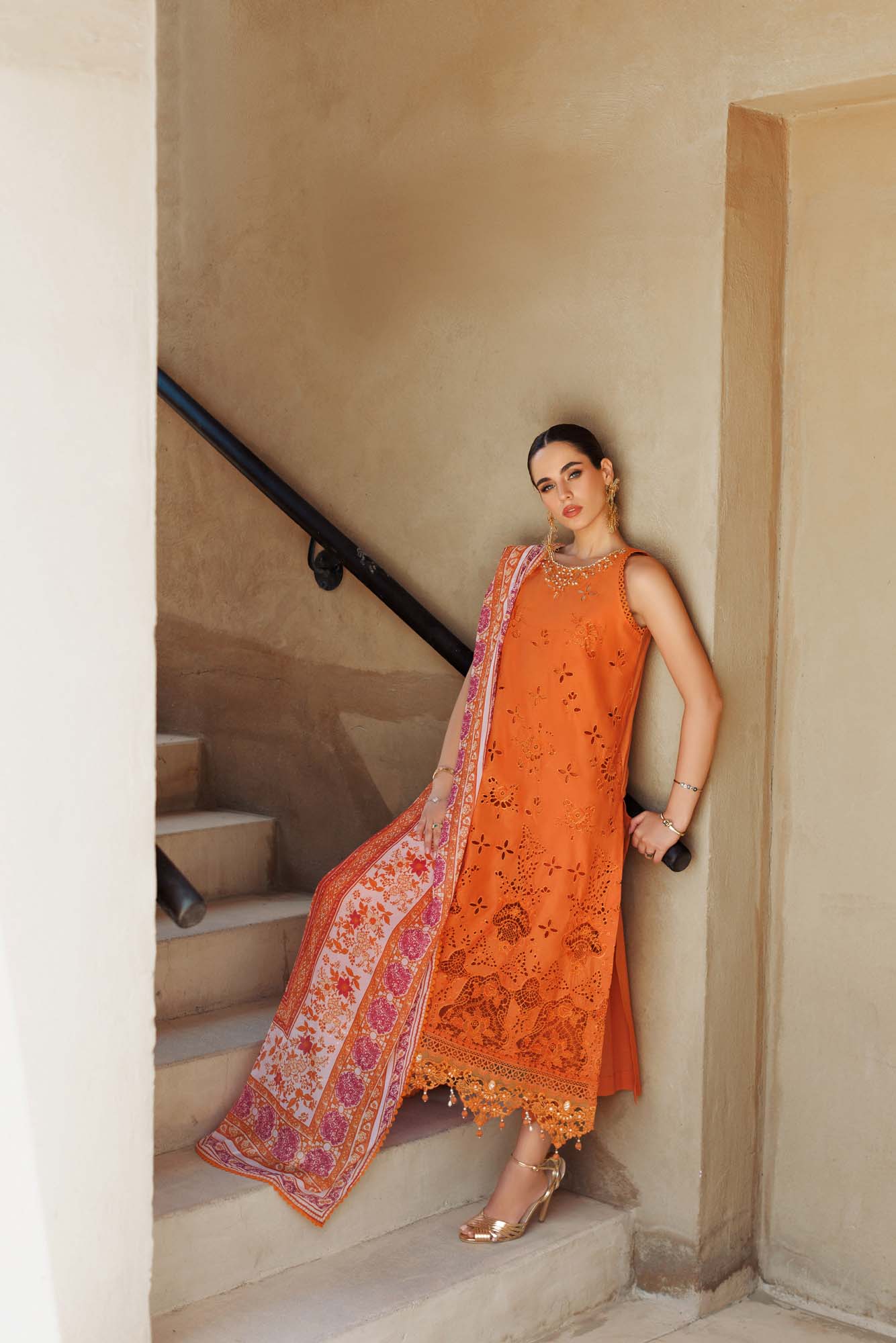 Noor By Saadia Asad | Eid Handwork Laserkari Lawn 24 | D11 - by - Libasekhas UK - Registered Vendor of : Noor by Saadia Asad - 100% Original Designer Dresss