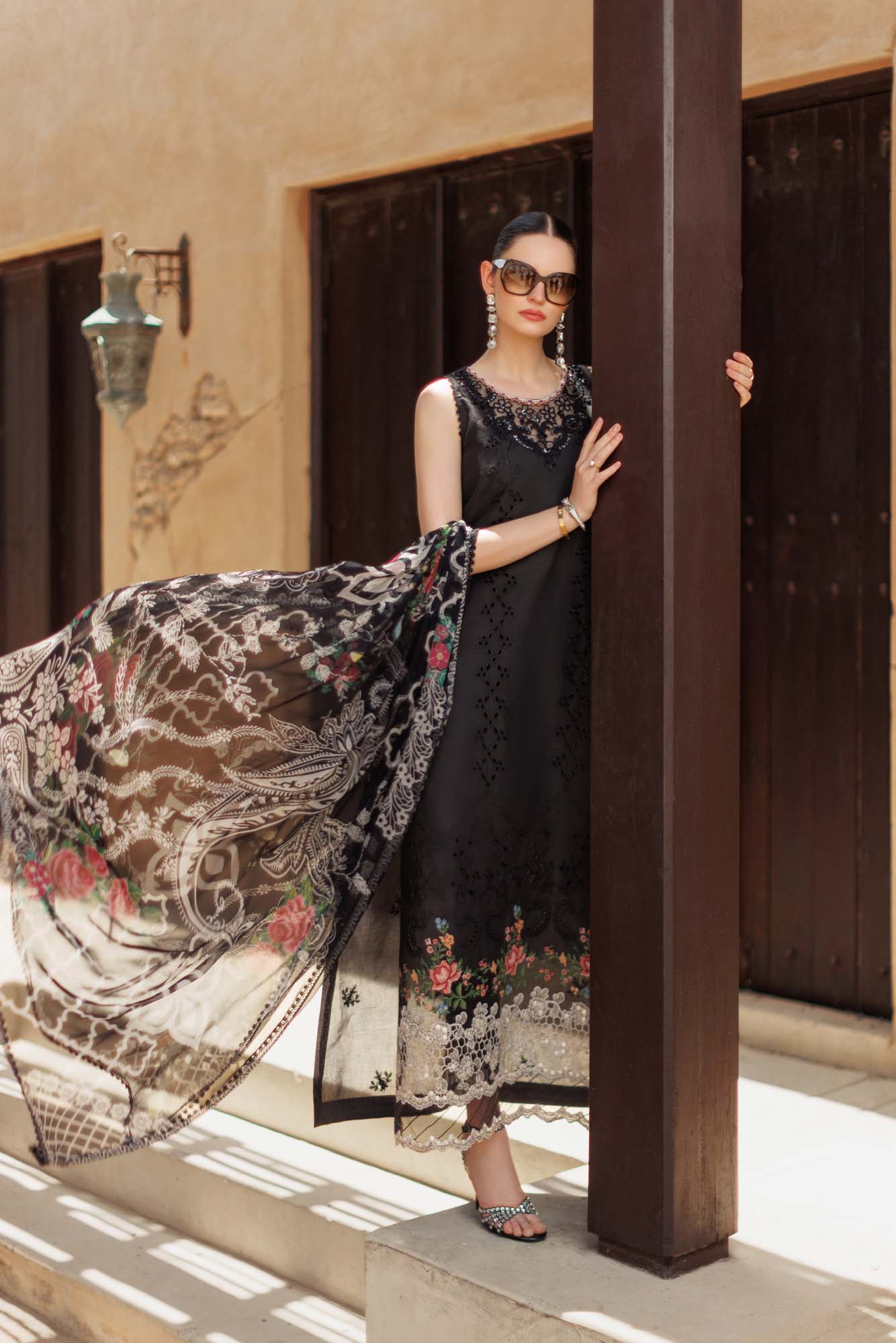 Noor By Saadia Asad | Eid Handwork Laserkari Lawn 24 | D6 - by - Libasekhas UK - Registered Vendor of : Noor by Saadia Asad - 100% Original Designer Dresss
