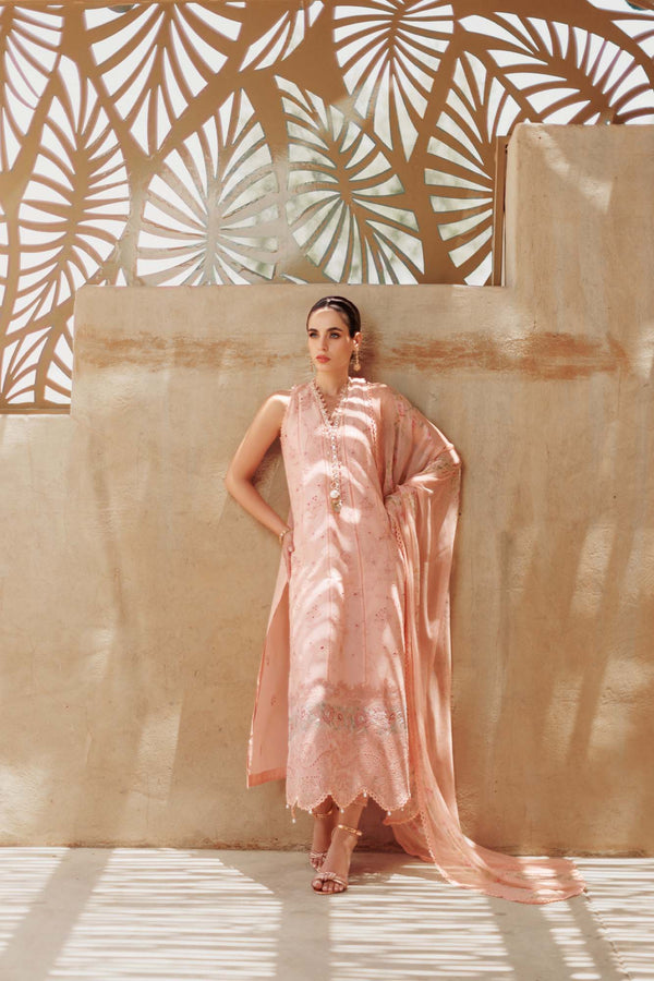 Noor By Saadia Asad | Eid Handwork Laserkari Lawn 24 | D10 - by - Libasekhas UK - Registered Vendor of : Noor by Saadia Asad - 100% Original Designer Dresss