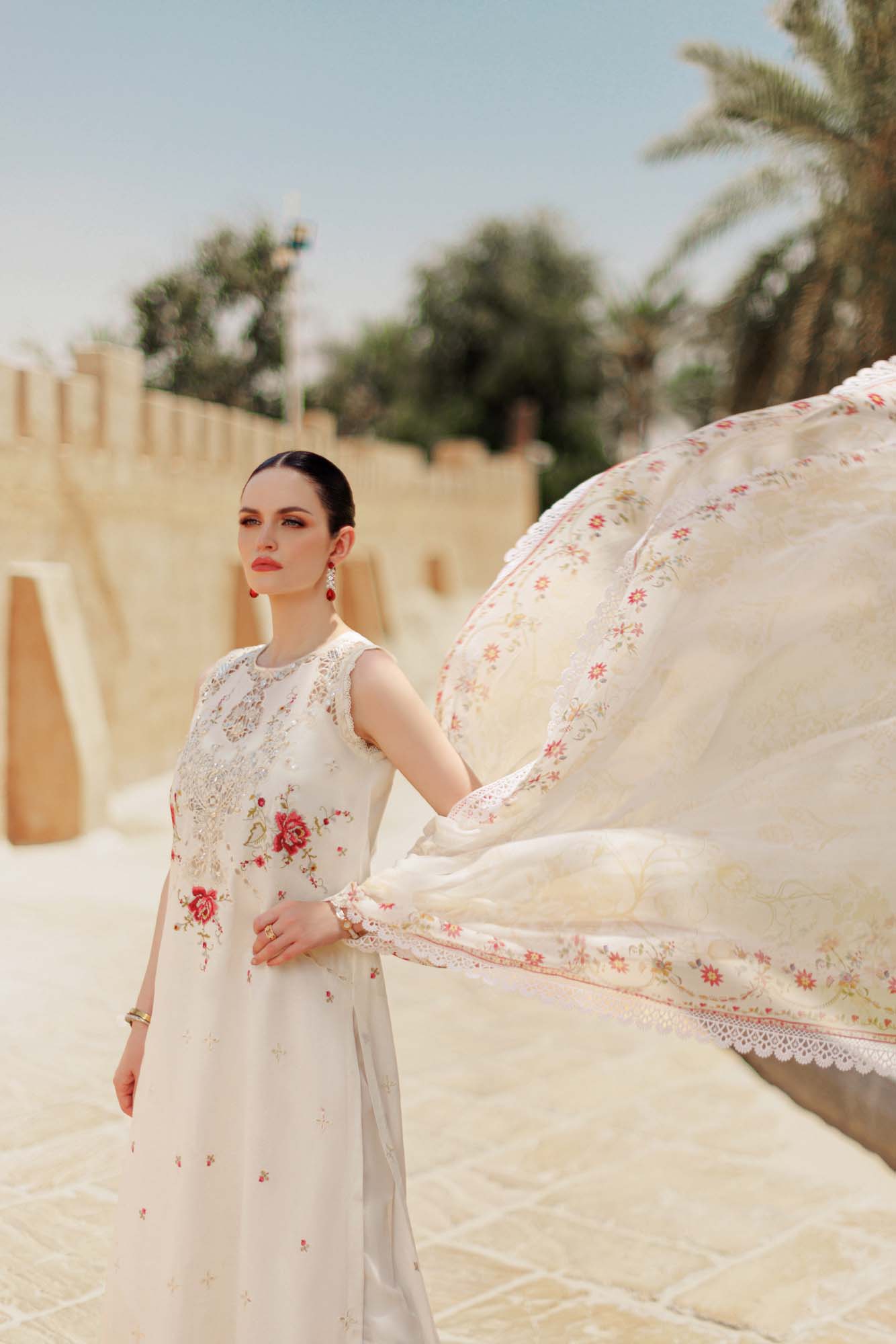 Noor By Saadia Asad | Eid Handwork Laserkari Lawn 24 | D9 - by - Libasekhas UK - Registered Vendor of : Noor by Saadia Asad - 100% Original Designer Dresss