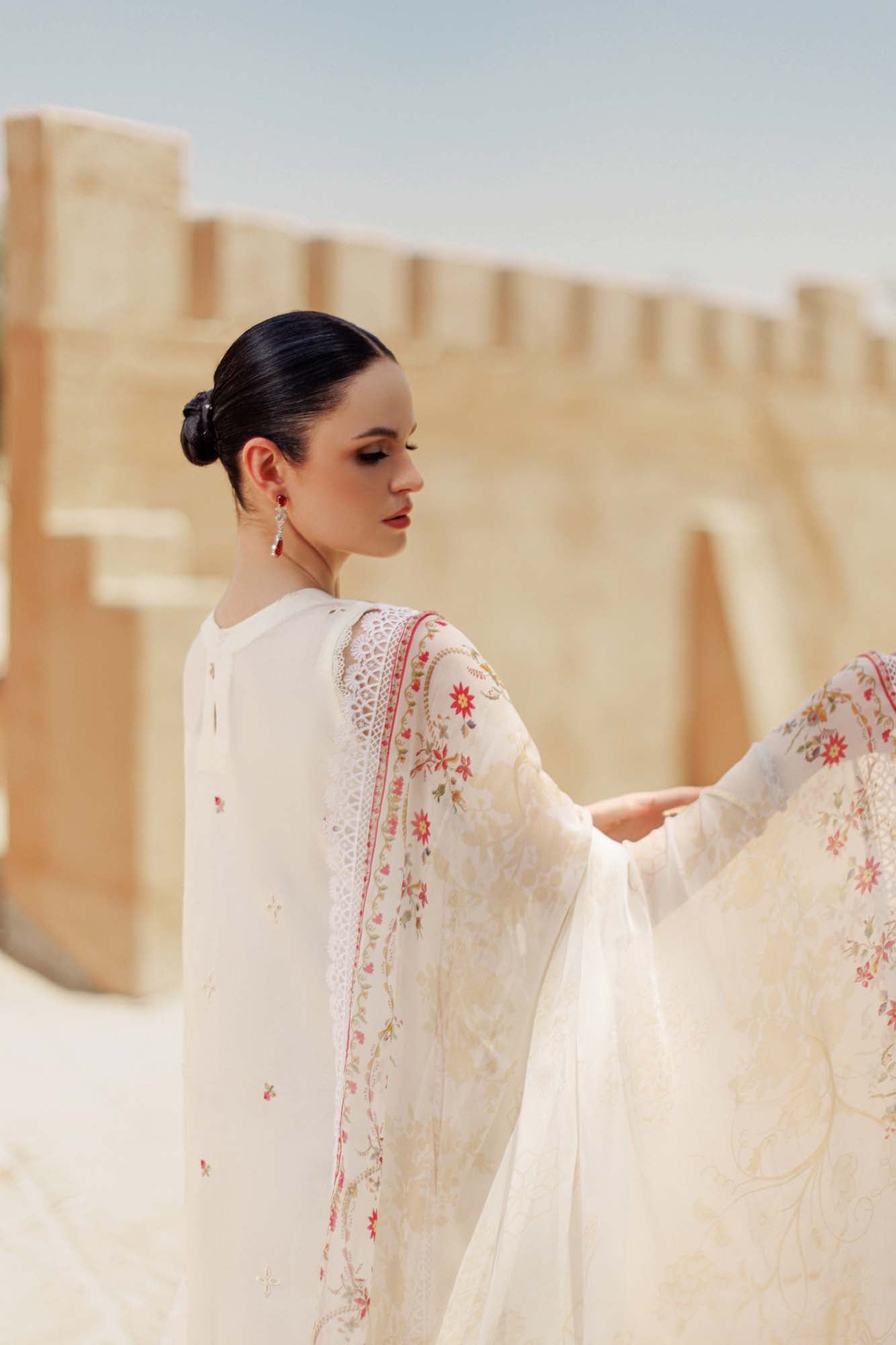 Noor By Saadia Asad | Eid Handwork Laserkari Lawn 24 | D9 - by - Libasekhas UK - Registered Vendor of : Noor by Saadia Asad - 100% Original Designer Dresss
