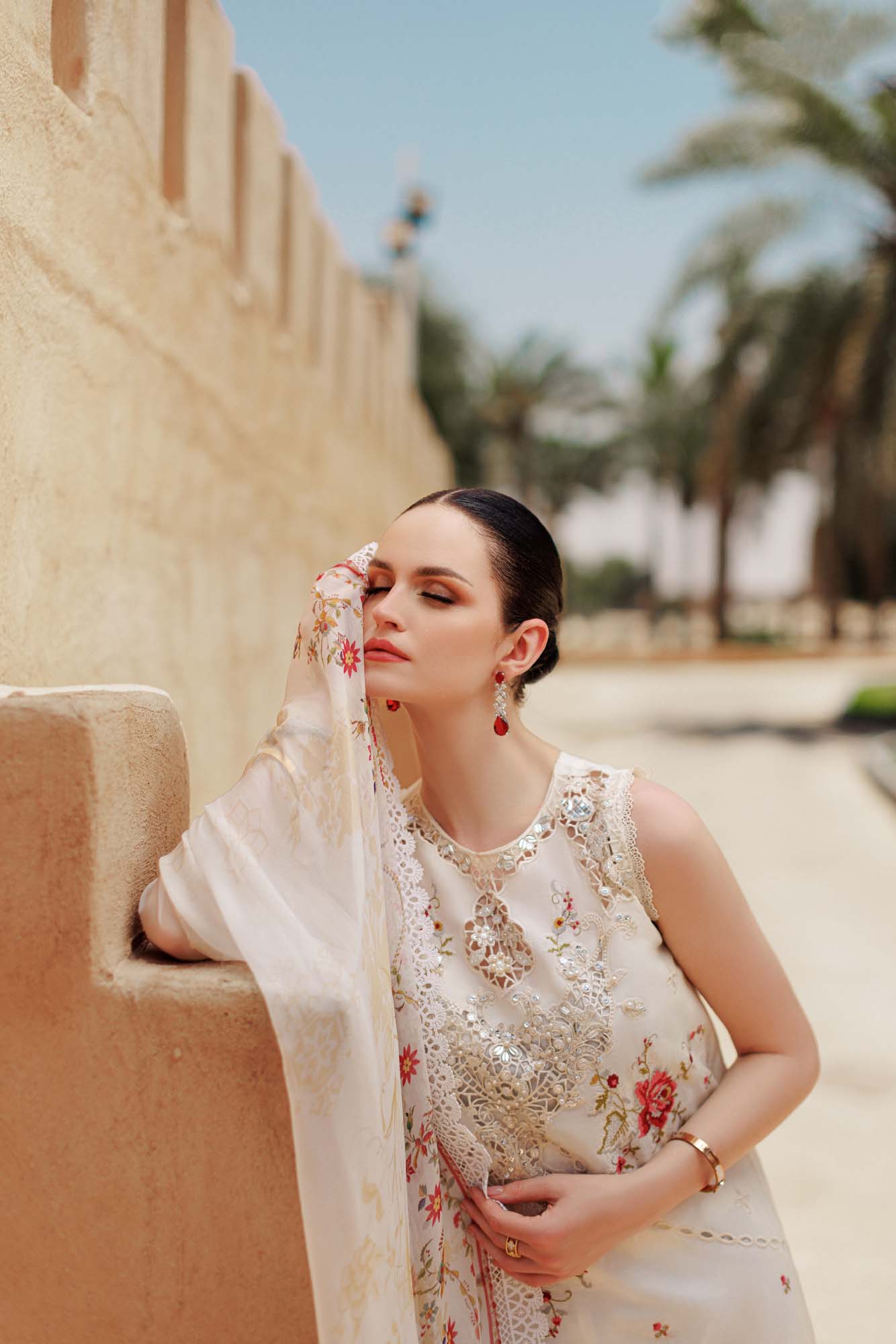 Noor By Saadia Asad | Eid Handwork Laserkari Lawn 24 | D9 - by - Libasekhas UK - Registered Vendor of : Noor by Saadia Asad - 100% Original Designer Dresss