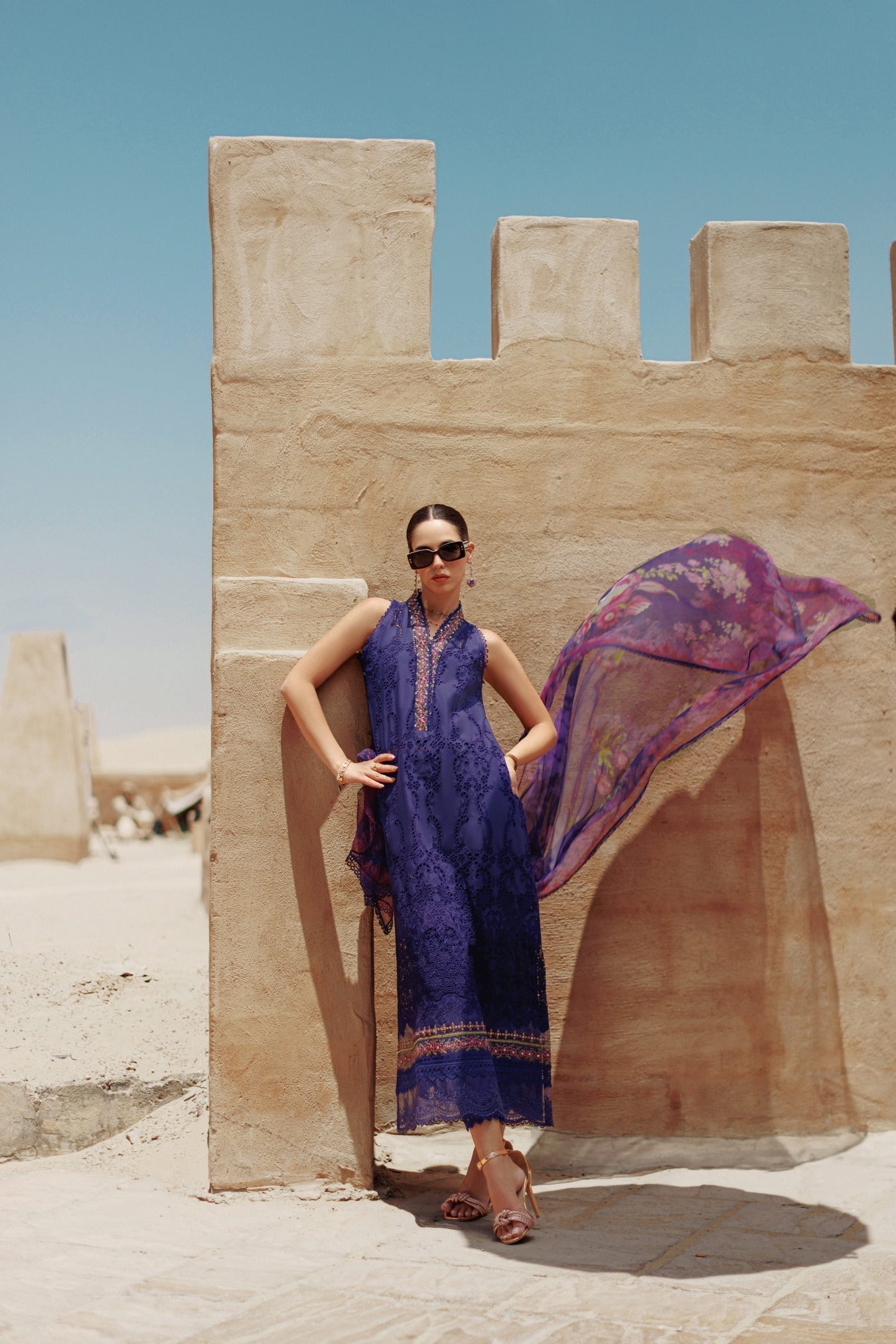 Noor By Saadia Asad | Eid Handwork Laserkari Lawn 24 | D3 - by - Libasekhas UK - Registered Vendor of : Noor by Saadia Asad - 100% Original Designer Dresss