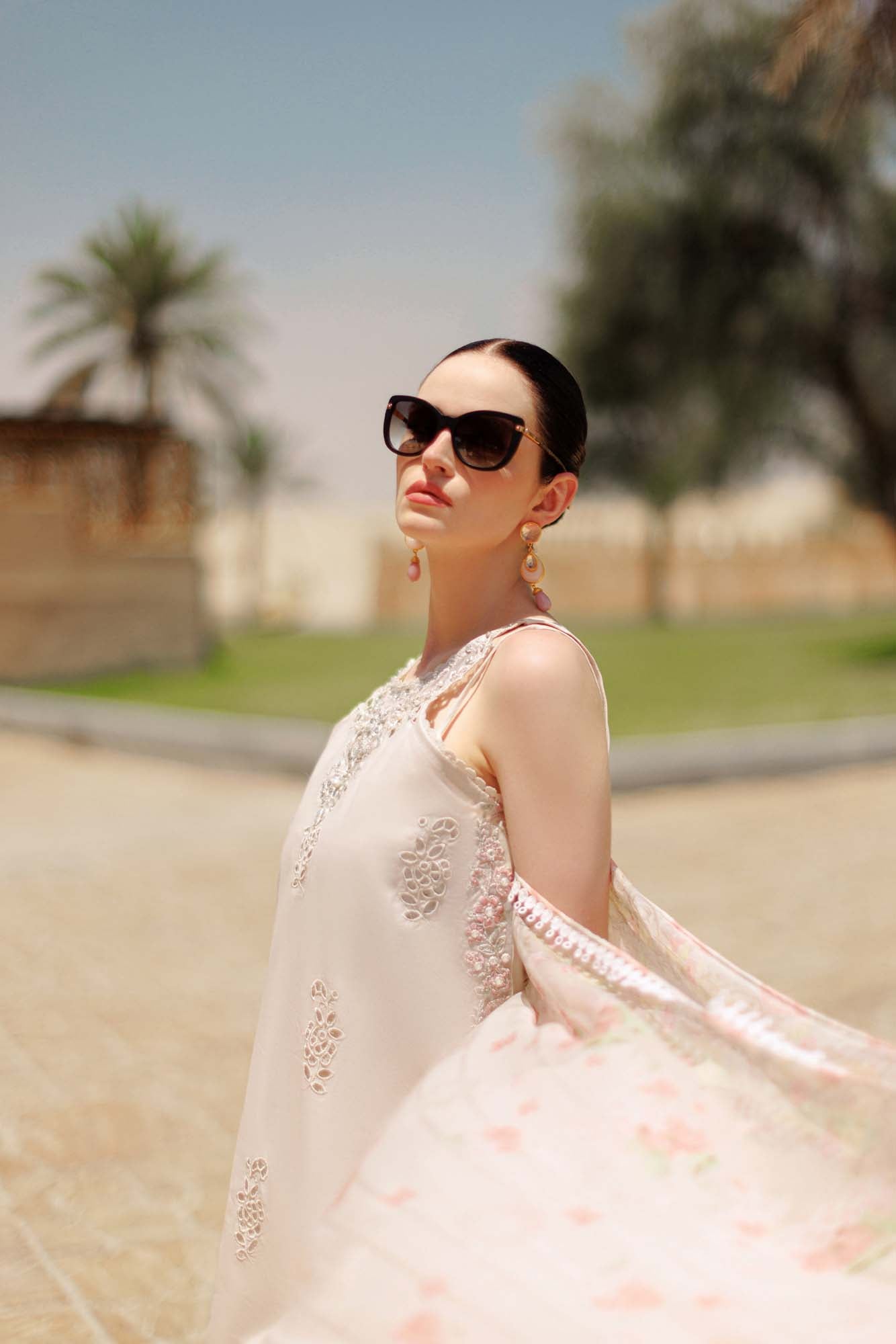 Noor By Saadia Asad | Eid Handwork Laserkari Lawn 24 | D2 - by - Libasekhas UK - Registered Vendor of : Noor by Saadia Asad - 100% Original Designer Dresss