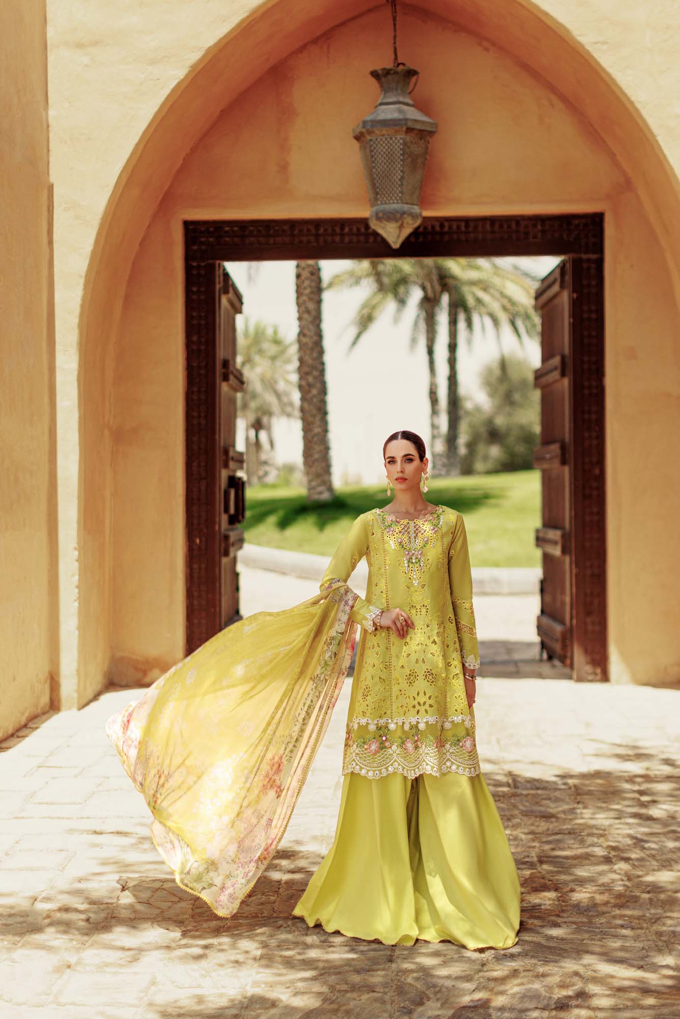 Noor By Saadia Asad | Eid Handwork Laserkari Lawn 24 | D1 - by - Libasekhas UK - Registered Vendor of : Noor by Saadia Asad - 100% Original Designer Dresss