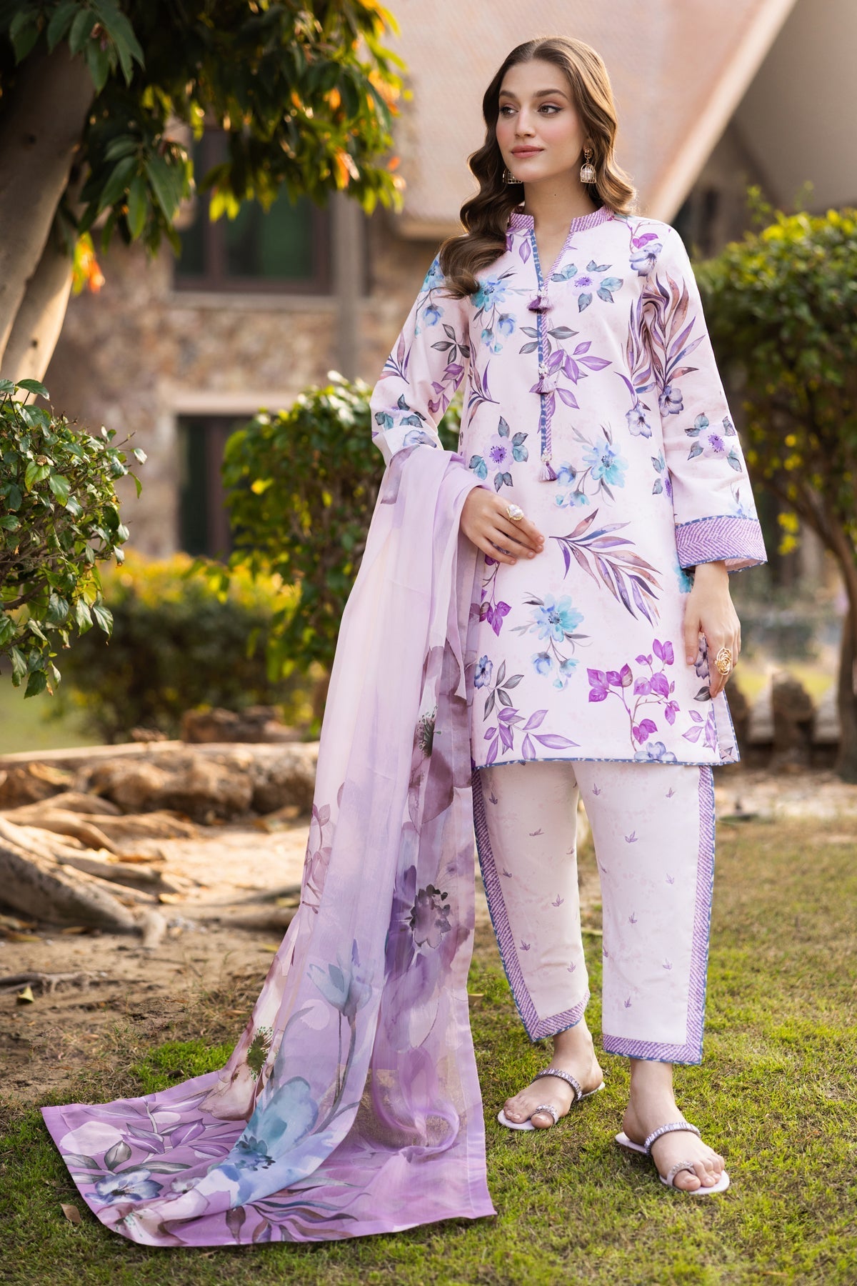 Alizeh | Sheen Lawn Prints 25 | AF-PL-6030-Fero - by - Libasekhas UK - Registered Vendor of : Alizeh - 100% Original Designer Dresss
