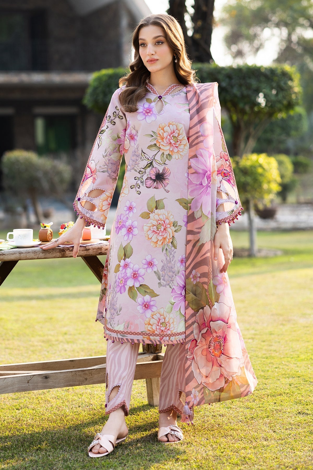 Alizeh | Sheen Lawn Prints 25 | AF-PL-6033-Tuscany - by - Libasekhas UK - Registered Vendor of : Alizeh - 100% Original Designer Dresss