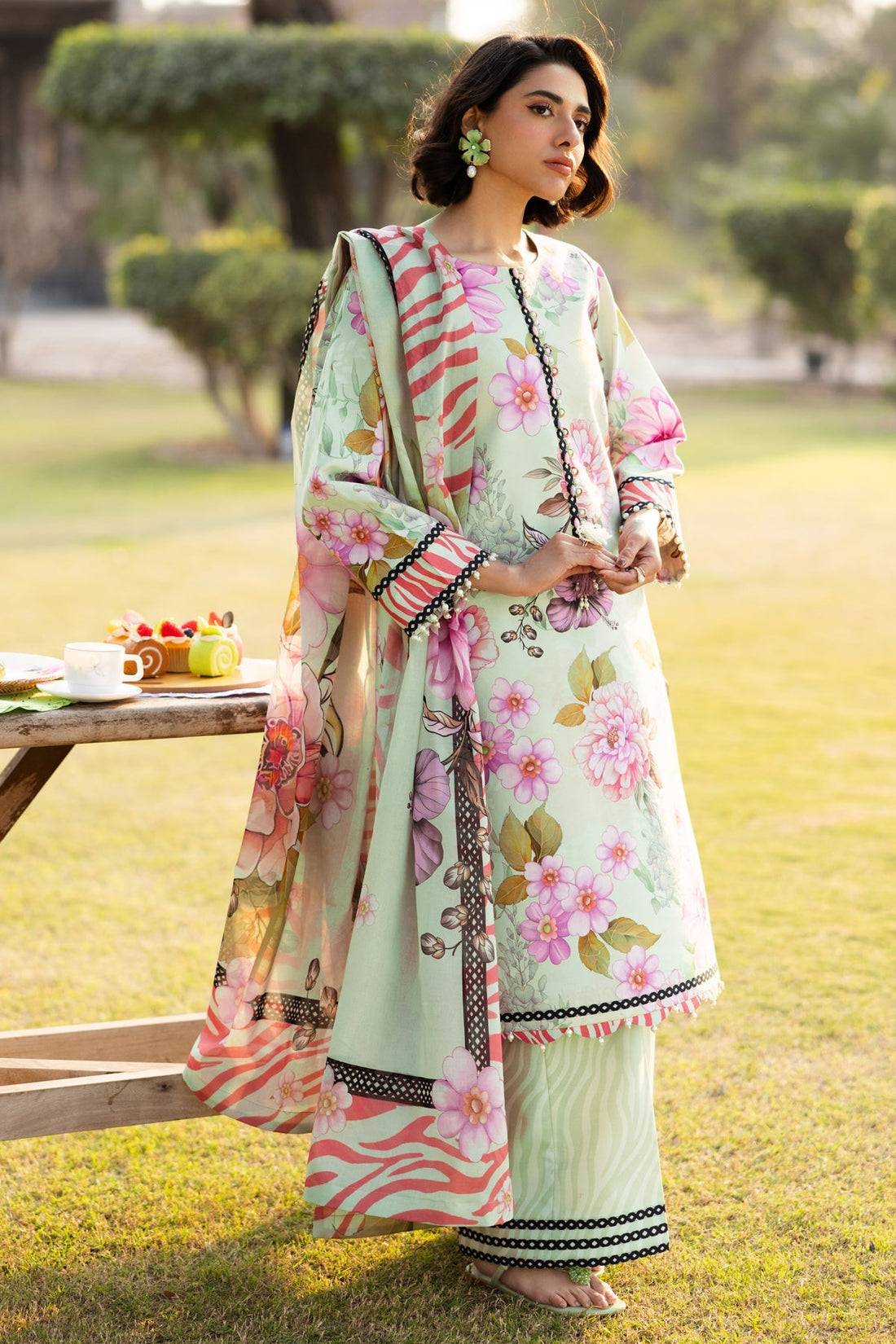 Alizeh | Sheen Lawn Prints 25 | AF-PL-6034-Cleo - by - Libasekhas UK - Registered Vendor of : Alizeh - 100% Original Designer Dresss