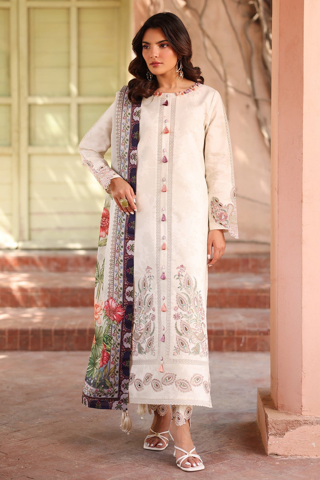 Alizeh | Embroidered Printed Festive Edit 25 | AF-EPL-7035-KARIS - by - Libasekhas UK - Registered Vendor of : Alizeh - 100% Original Designer Dresss