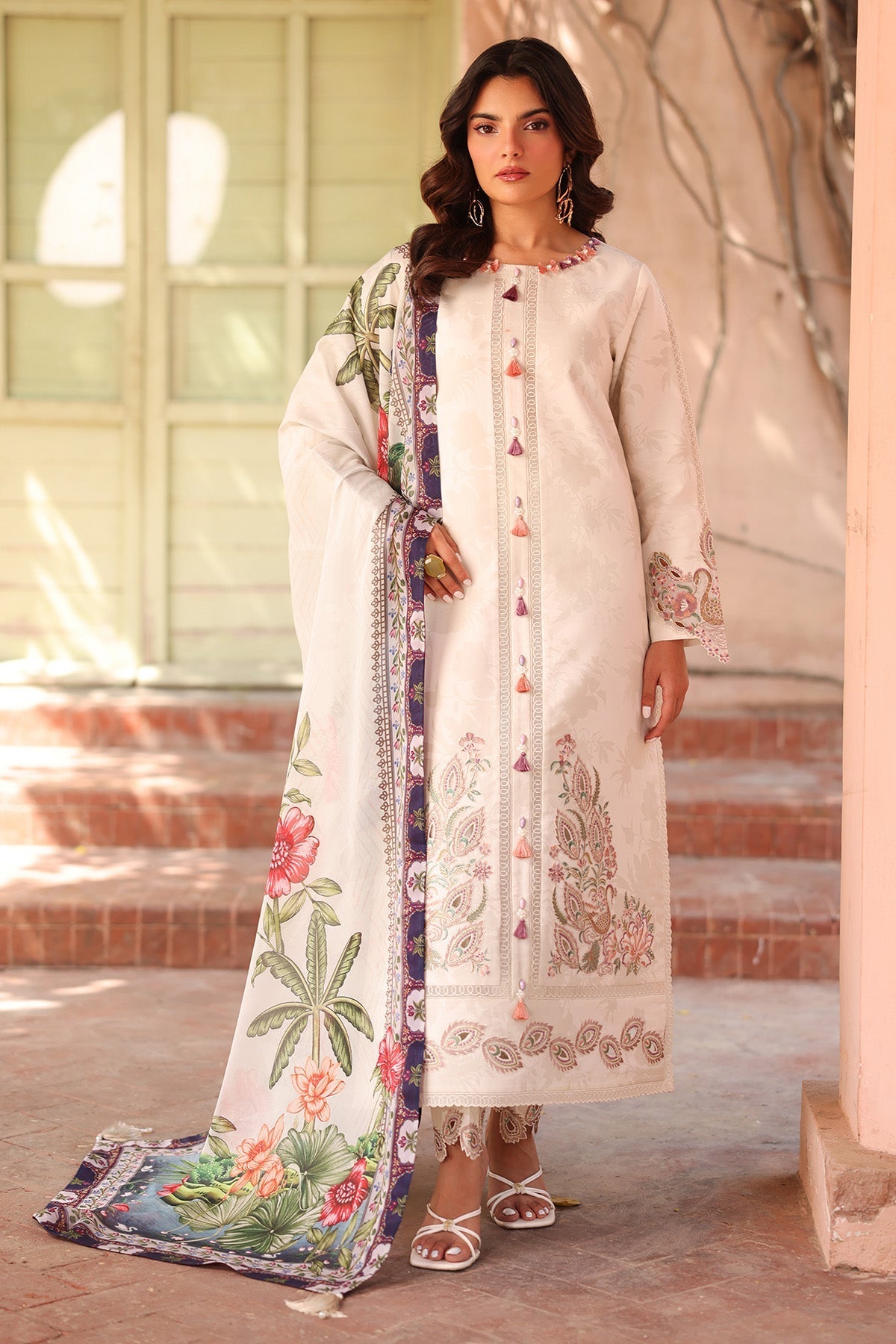 Alizeh | Embroidered Printed Festive Edit 25 | AF-EPL-7035-KARIS - by - Libasekhas UK - Registered Vendor of : Alizeh - 100% Original Designer Dresss