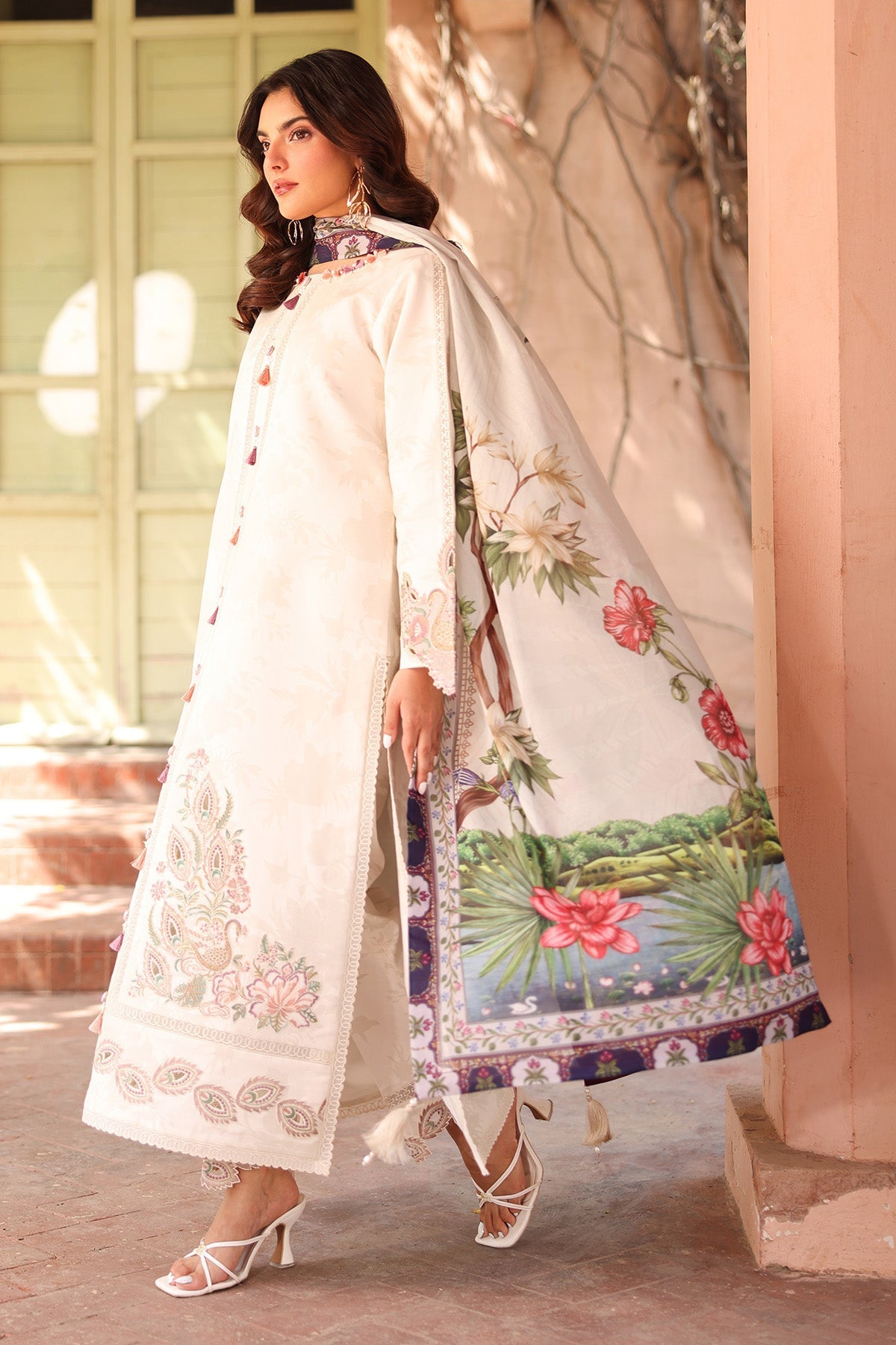 Alizeh | Embroidered Printed Festive Edit 25 | AF-EPL-7035-KARIS - by - Libasekhas UK - Registered Vendor of : Alizeh - 100% Original Designer Dresss